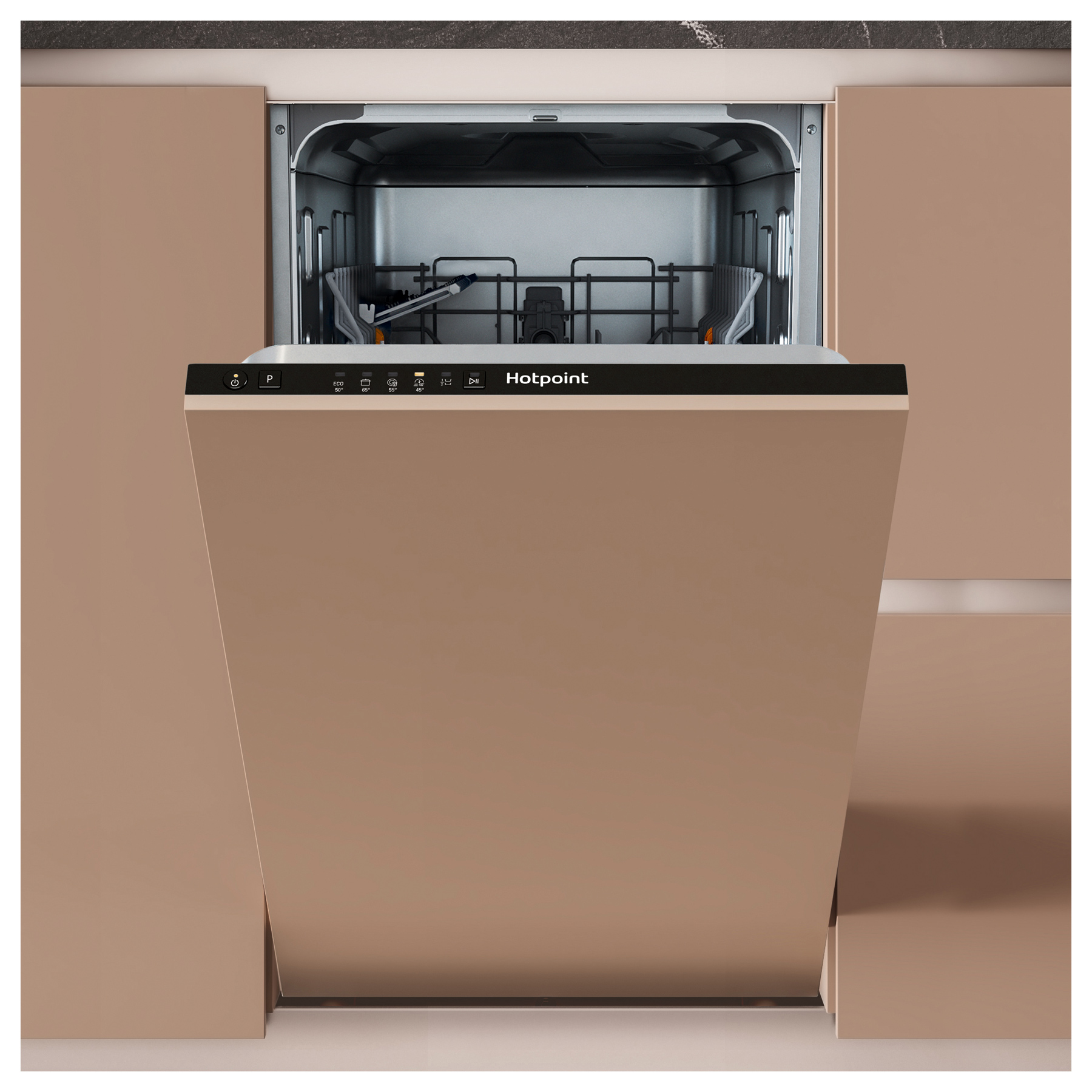 Hotpoint HP2ID10CS80 45cm Fully Integrated Dishwasher 10 Place D Rated
