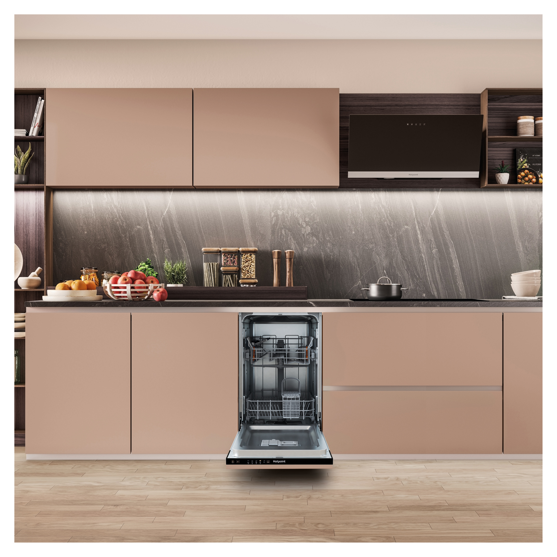 Hotpoint HP2IE10CS80 45cm Fully Integrated Slimline Dishwasher 10 Plac, photo 4