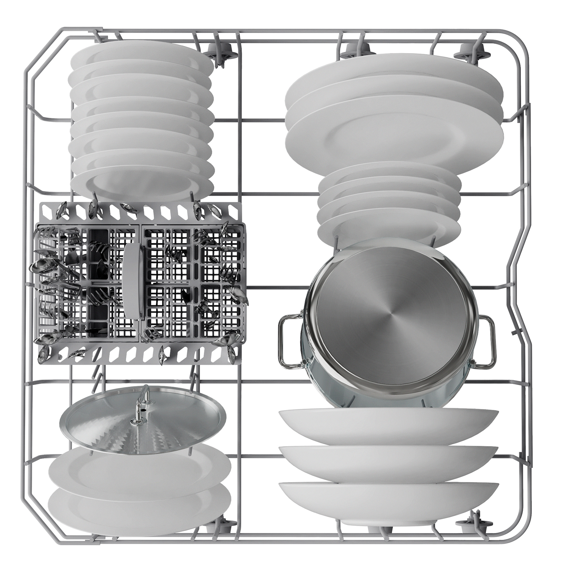 Hotpoint HP2IFC14BN6 60cm Fully Integrated Dishwasher 14 Place C Rated, photo 5
