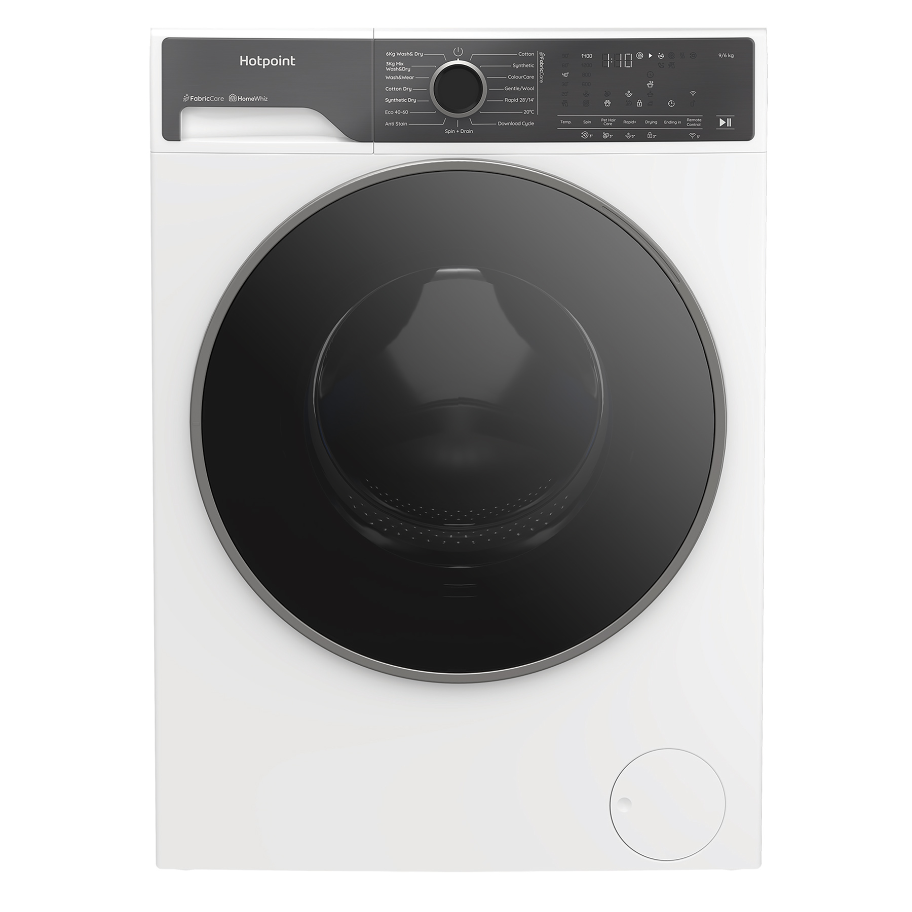 Hotpoint HPD9693CARE Washer Dryer in White 1400 Spin 9kg 6kg C Rated H