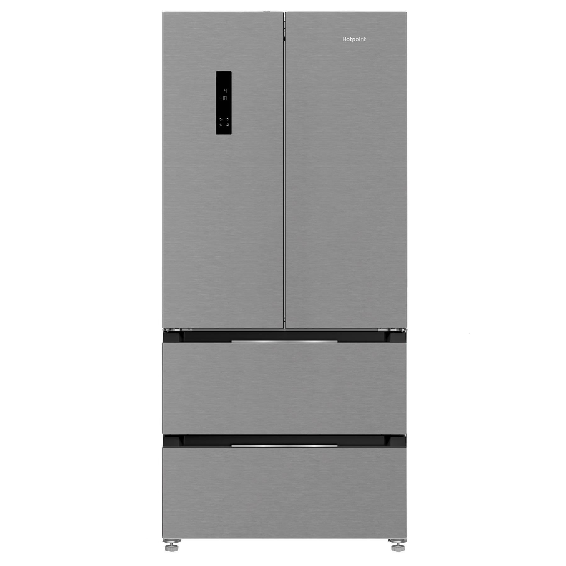 Hotpoint HPG26513XBR4 American Fridge Freezer in Brushed Steel Frost F