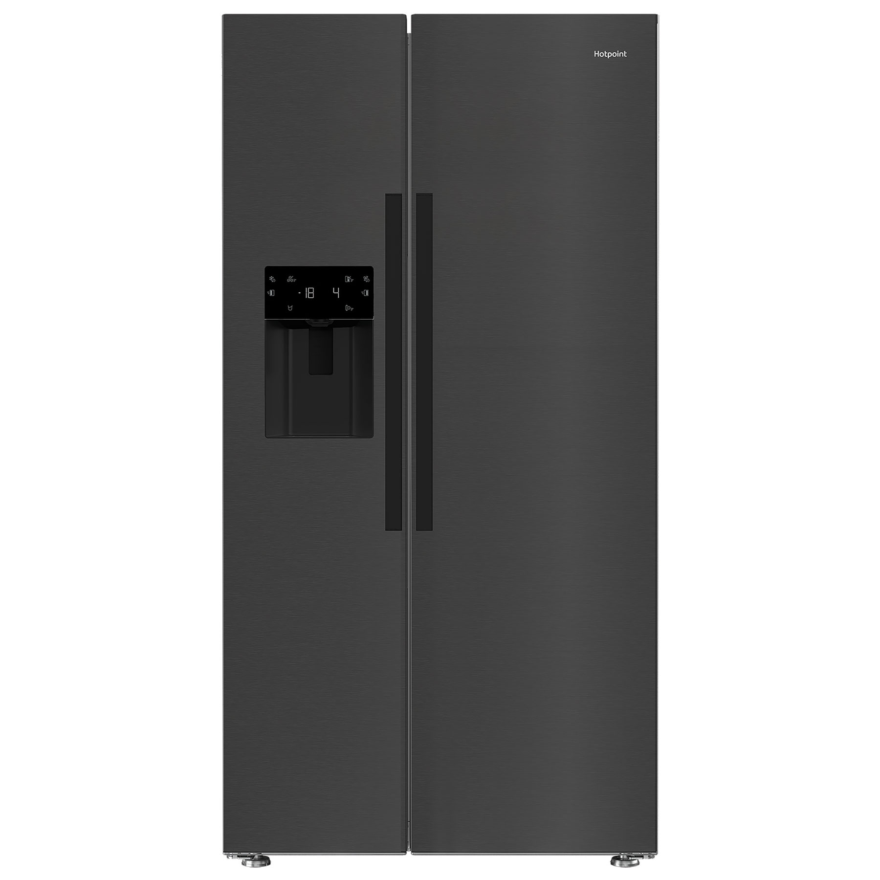 Hotpoint HPG26574WXBR American Fridge Freezer in Black with Ice Water