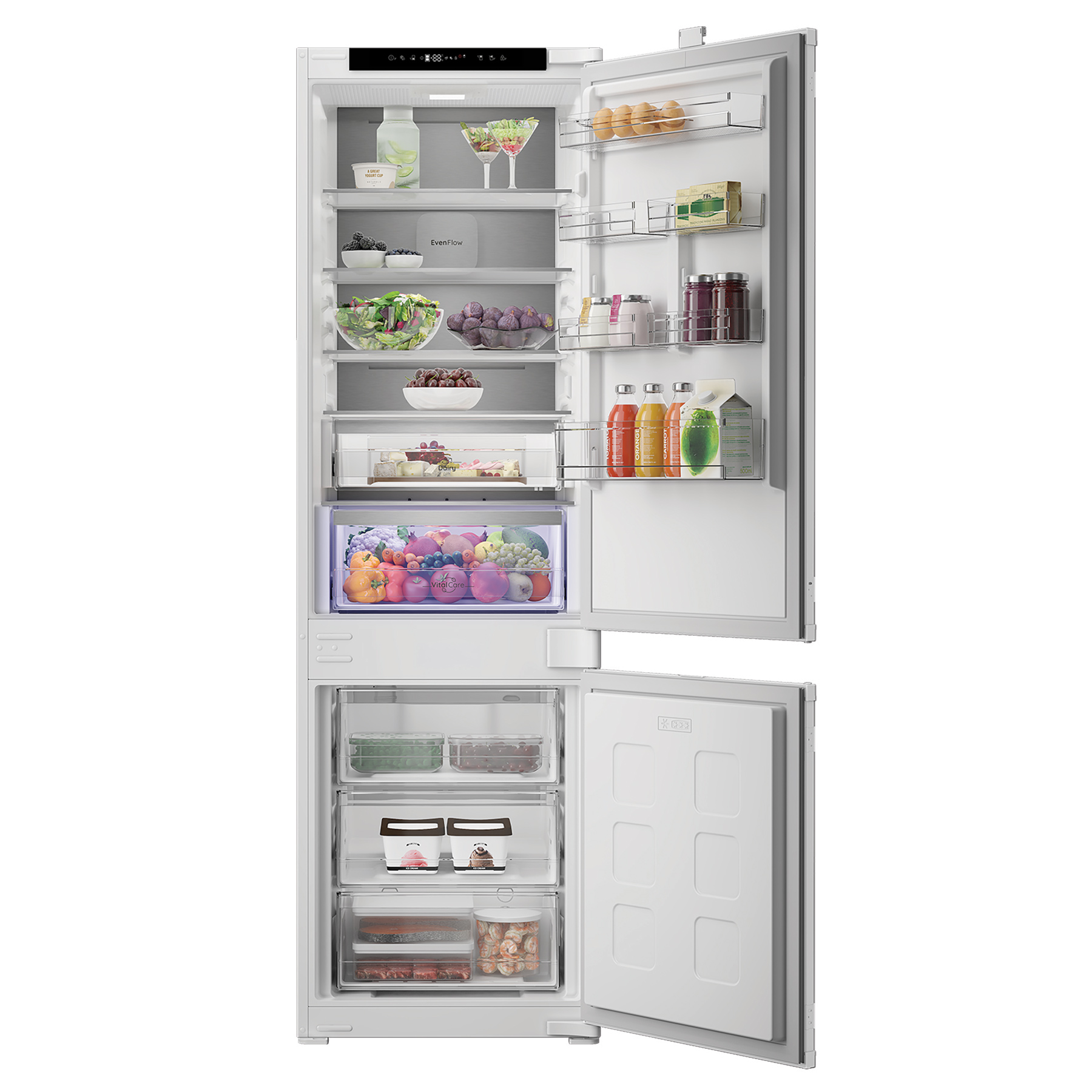 Hotpoint HPK25292B4UK Integrated 70 30 Frost Free Fridge Freezer 177cm