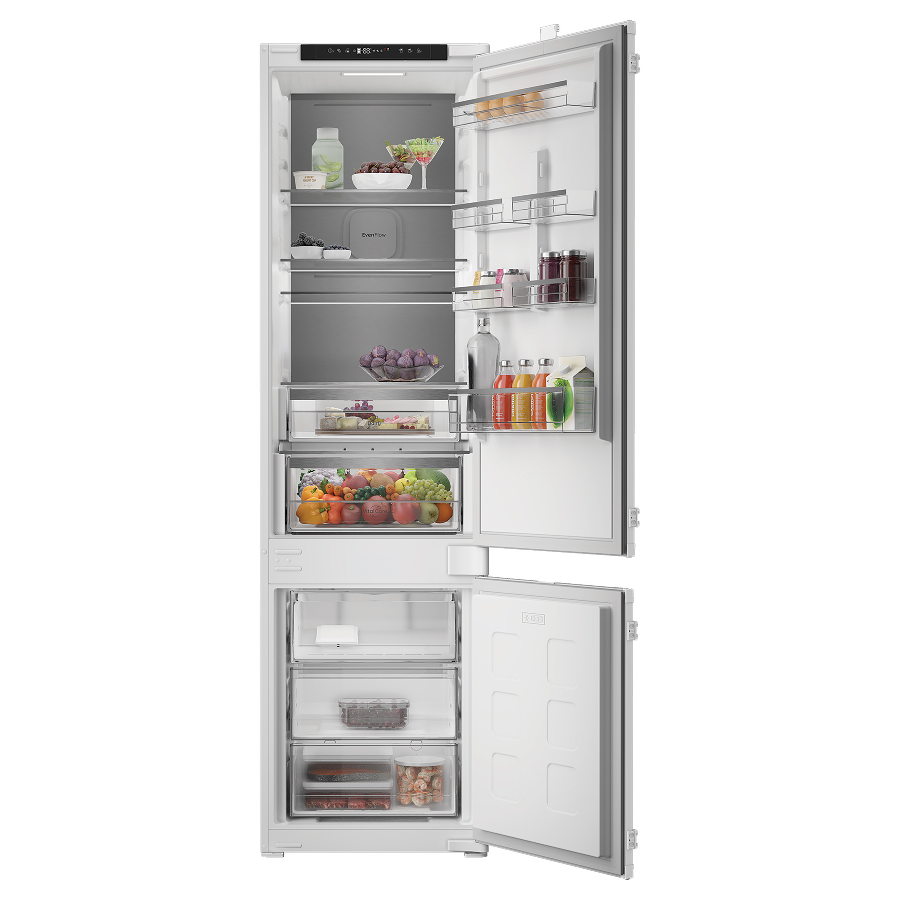 Hotpoint HPK25322B4UK Integrated 70 30 Frost Free Fridge Freezer 193cm