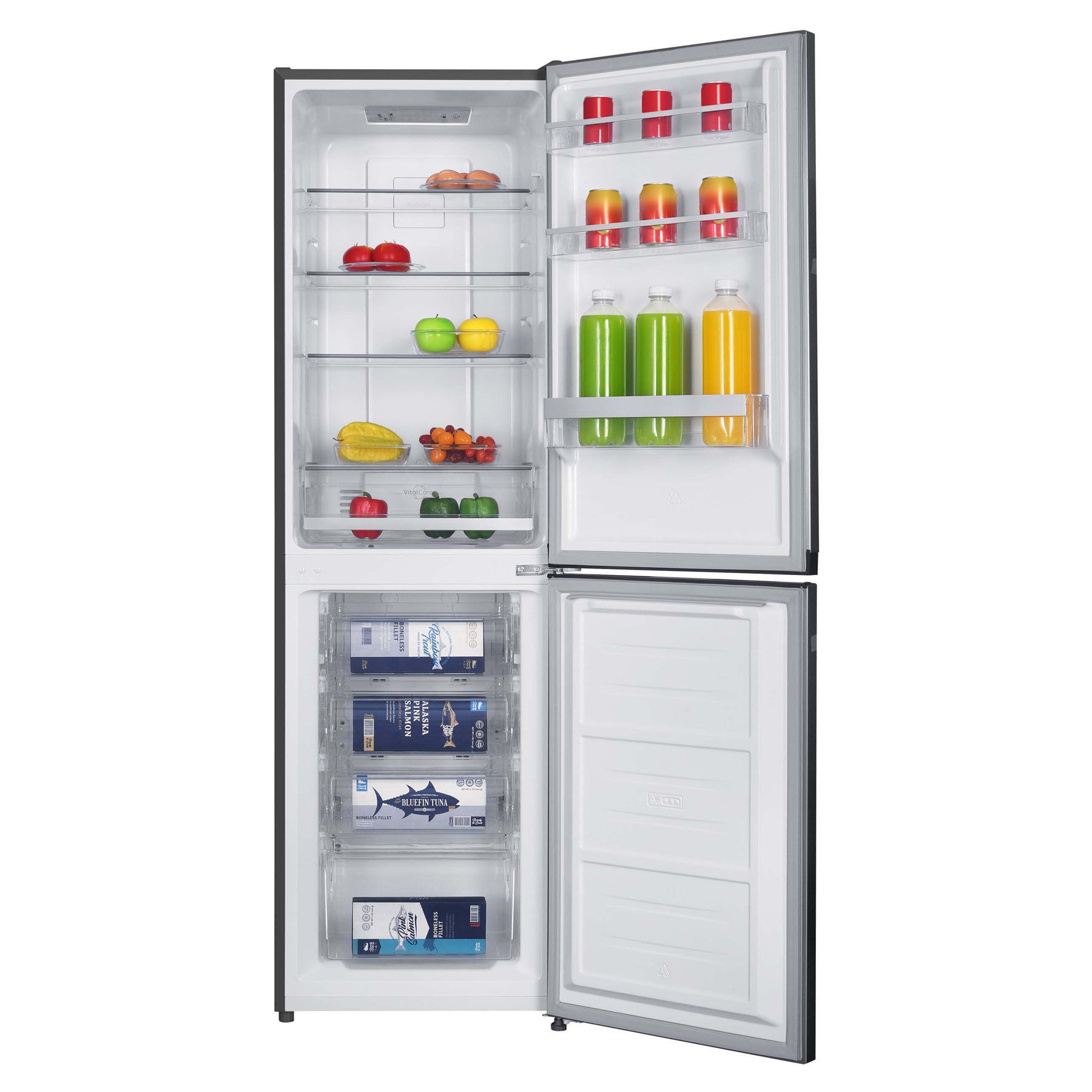 Hotpoint HPKF3241XP4 181cm High 50 50 Frost Free Fridge Freezer in Sil, photo 3