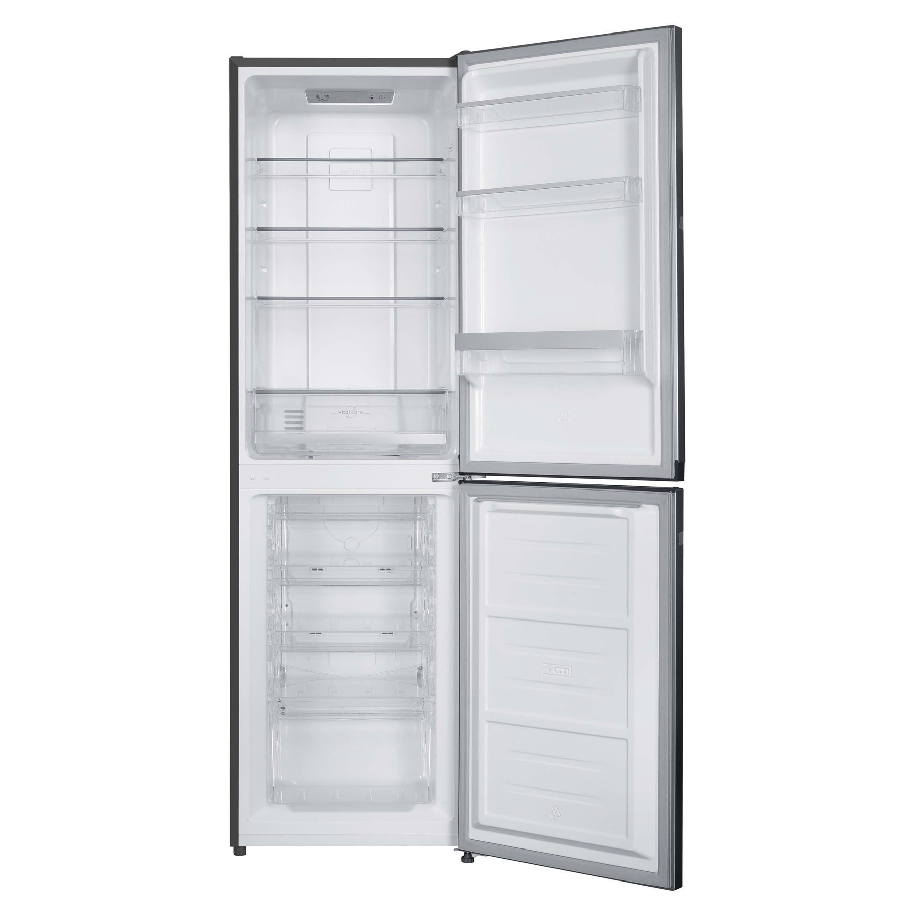 Hotpoint HPKF3241XP4 181cm High 50 50 Frost Free Fridge Freezer in Sil, photo 4