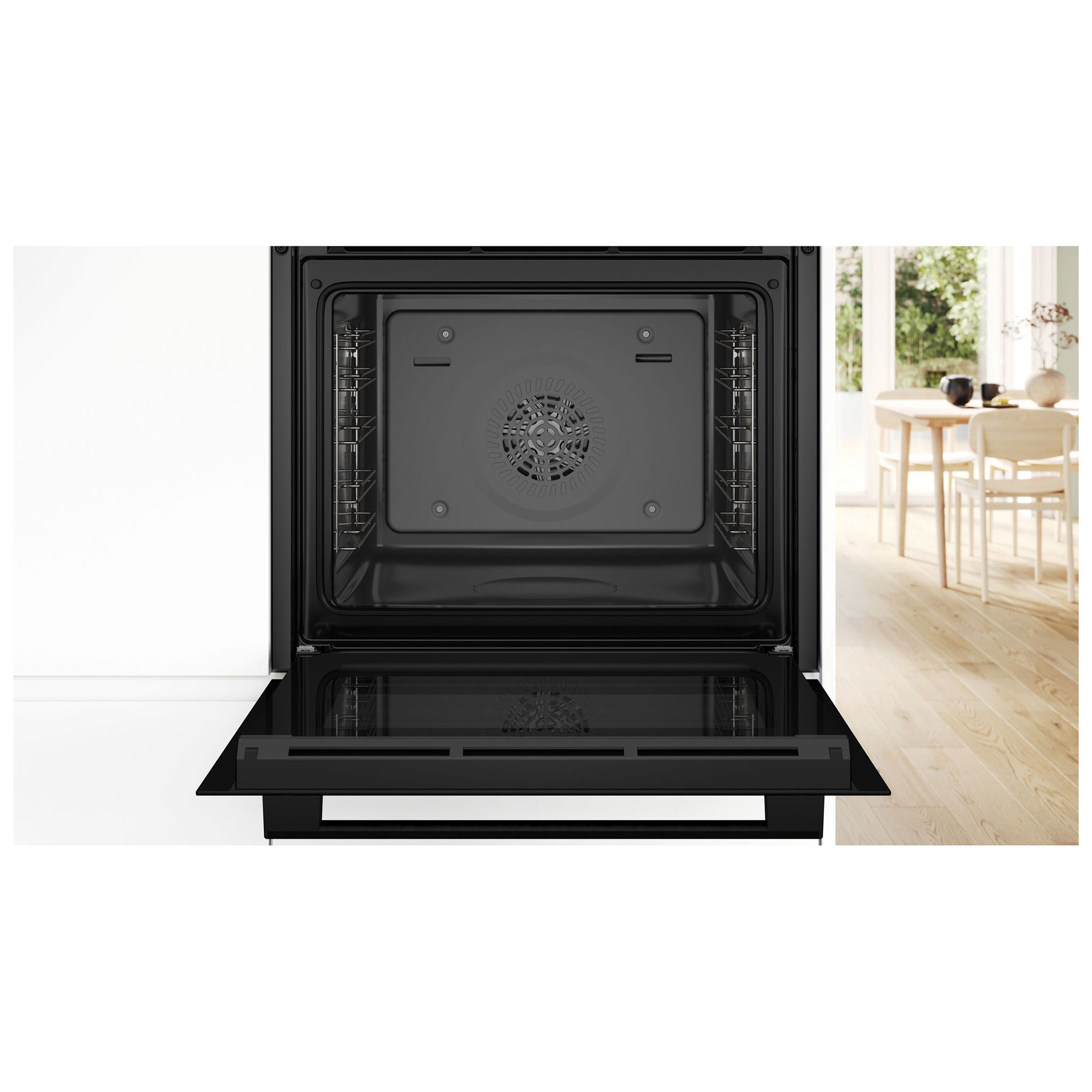 Bosch HQA534BB3B Series 4 Built In Electric Single Oven in Black 71L, photo 3