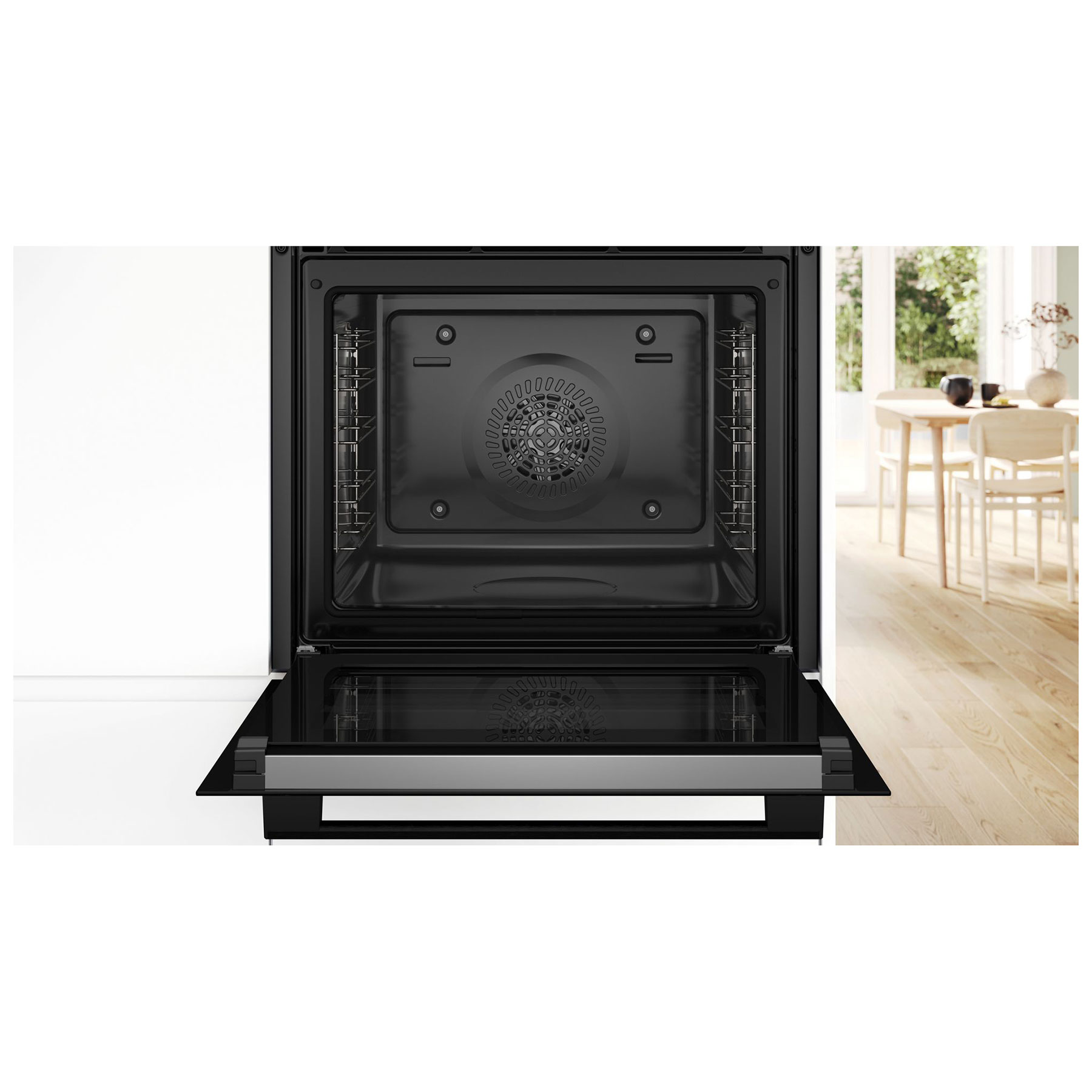Bosch HQA574BB3B Series 4 Built In Electric Pyrolytic Oven in Black 71, photo 3
