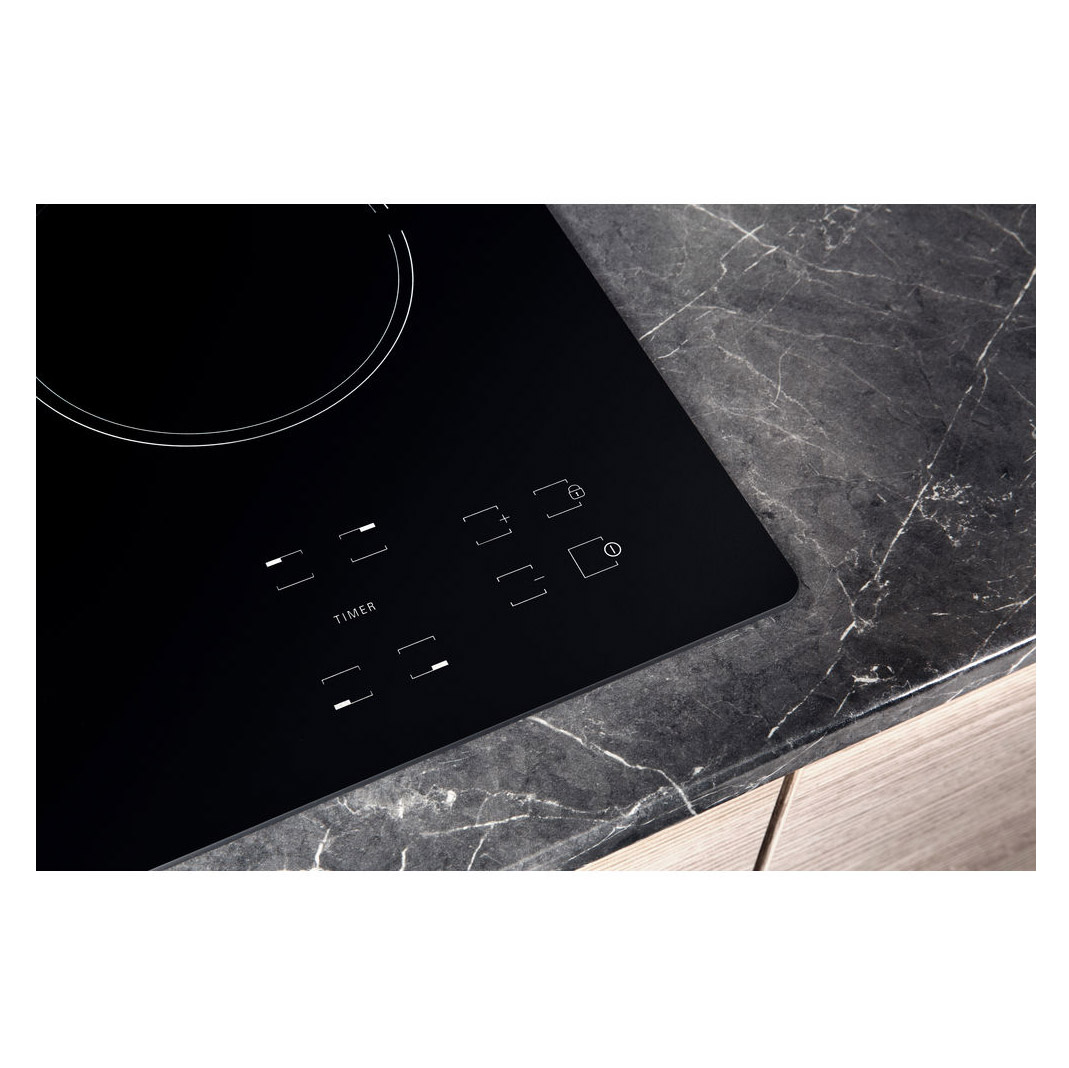 Hotpoint HR612CH 60cm 4 Zone Frameless Ceramic Hob Black Touch Control, photo 3