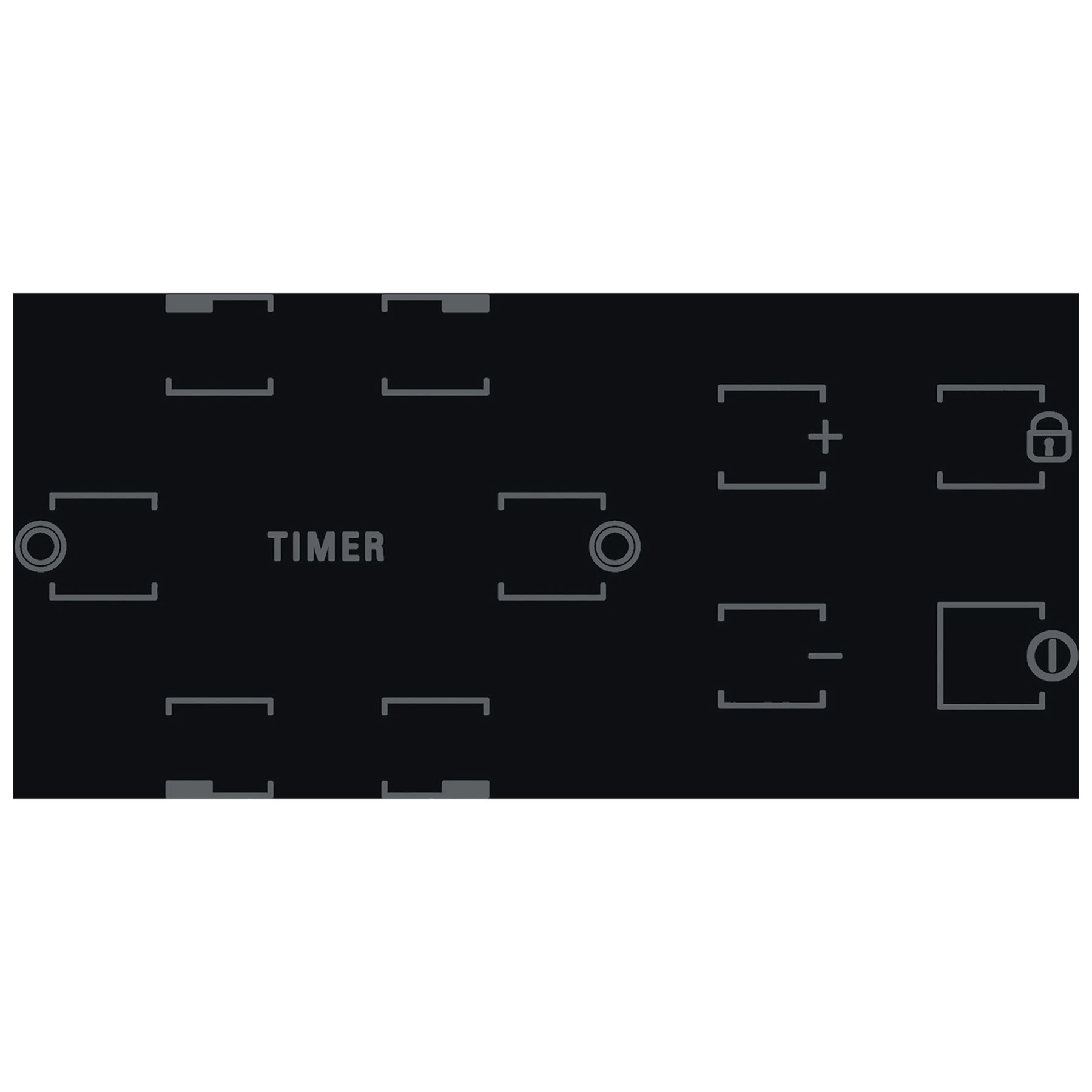 Hotpoint HR724BH EXPERIENCE 77cm 4 Zone Frameless Ceramic Hob in Black, photo 3
