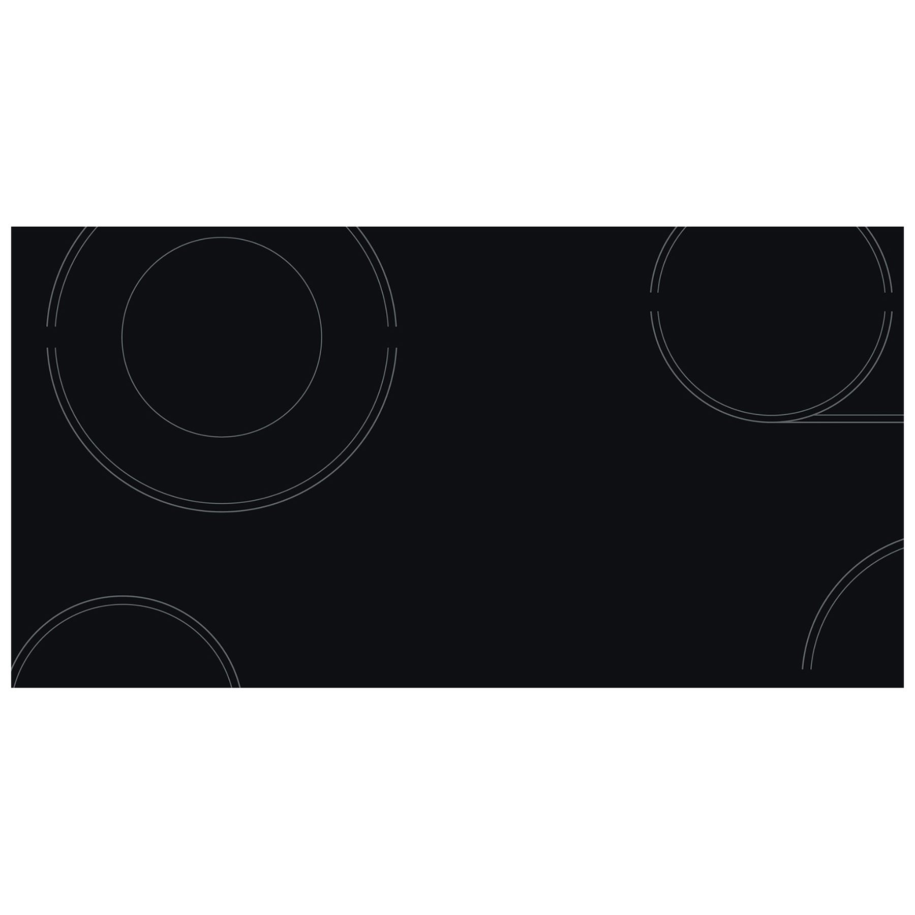 Hotpoint HR724BH EXPERIENCE 77cm 4 Zone Frameless Ceramic Hob in Black, photo 4