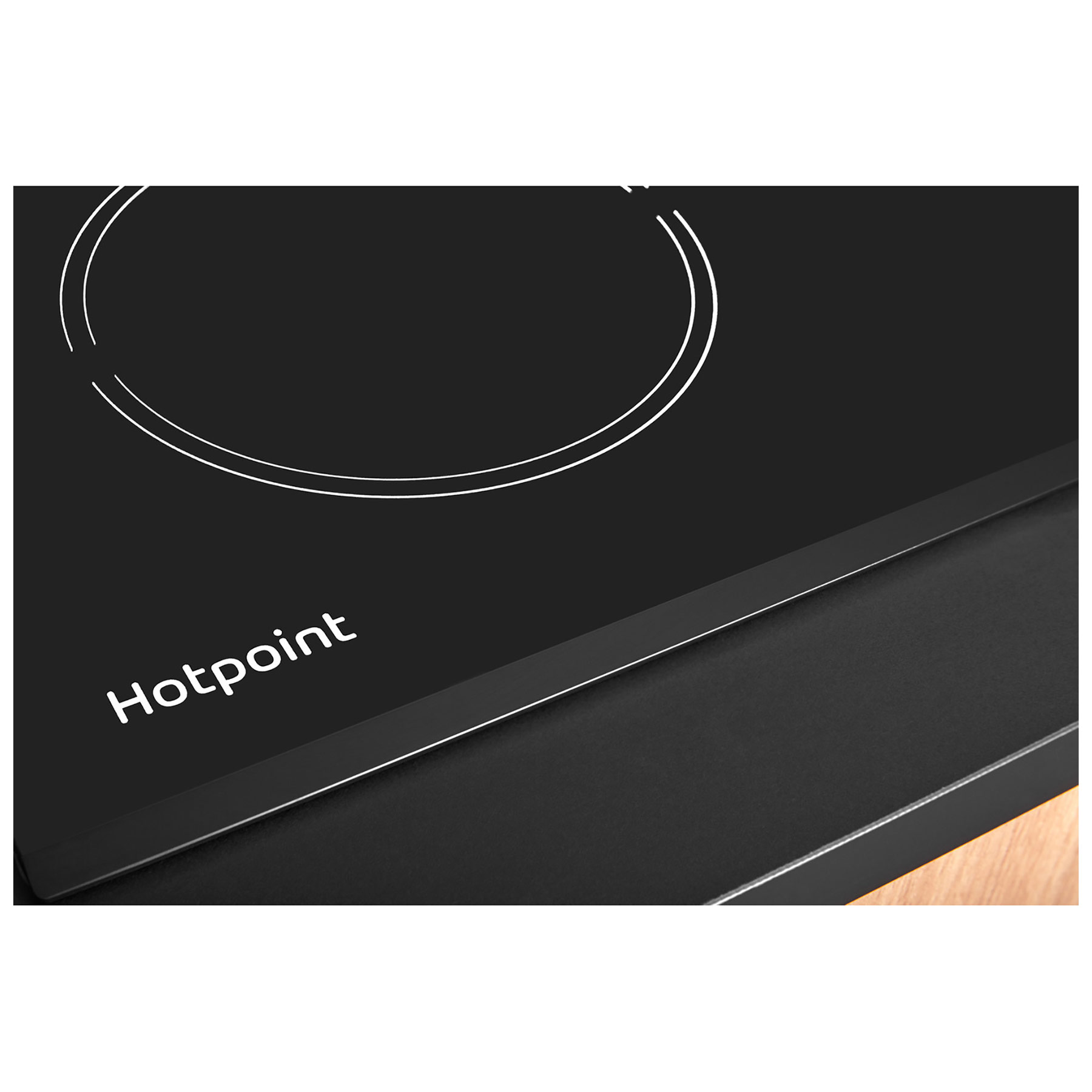 Hotpoint HR724BH EXPERIENCE 77cm 4 Zone Frameless Ceramic Hob in Black, photo 5