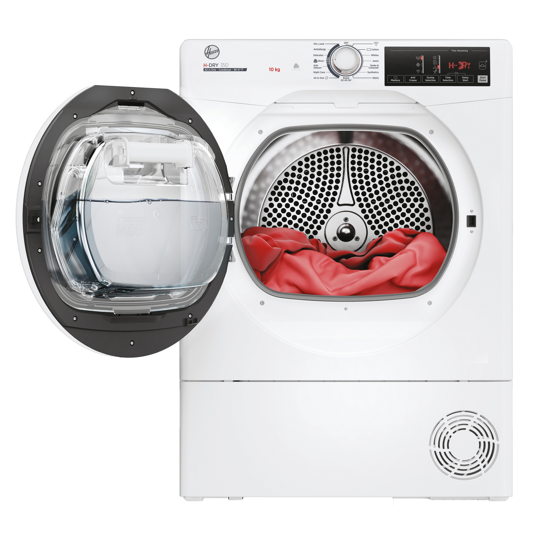 Hoover HREC10TE H Dry 350 10kg Condenser Dryer in White B Rated with S, photo 2