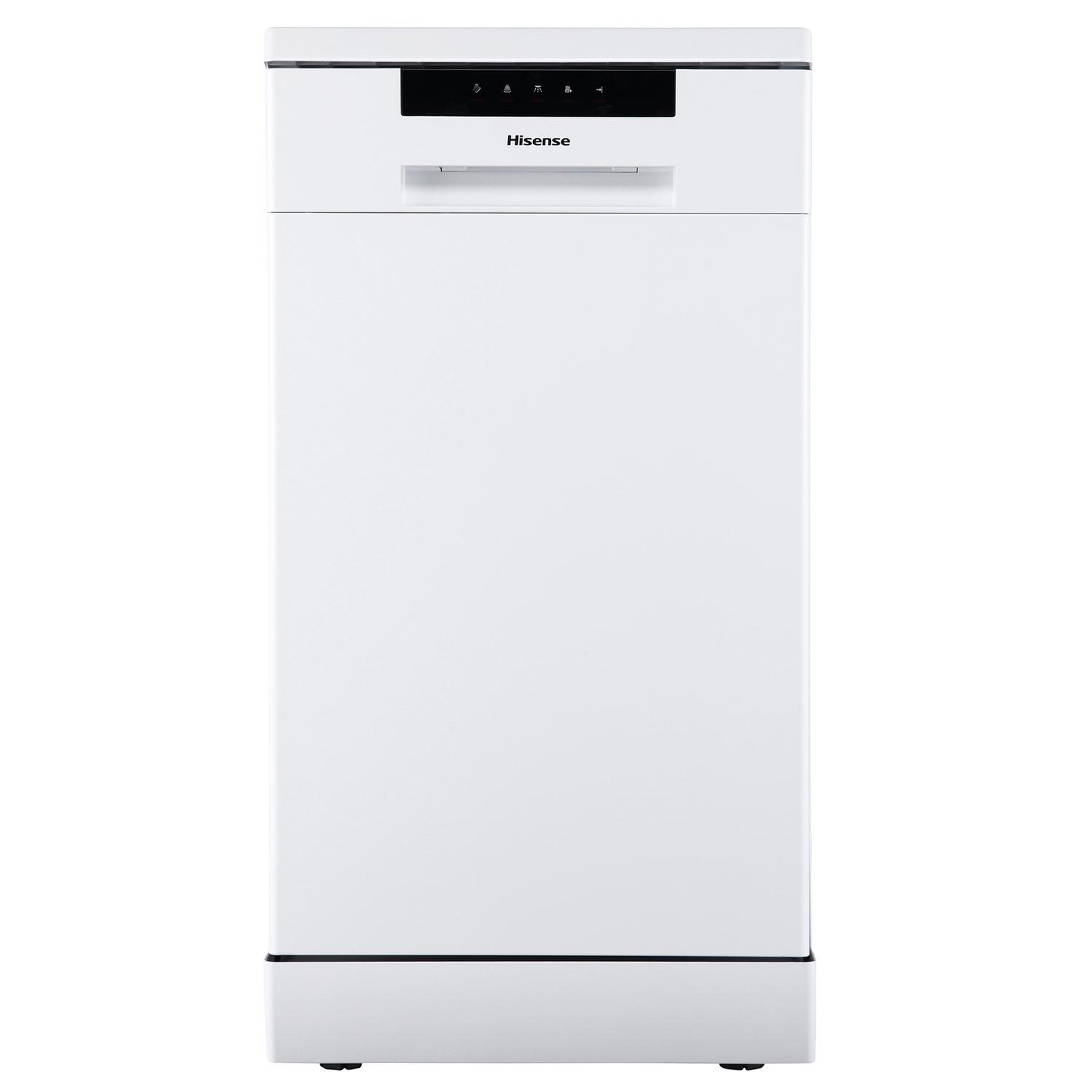 Hisense HS523E15WUK 45cm Slimline Dishwasher in White 10 Place Setting