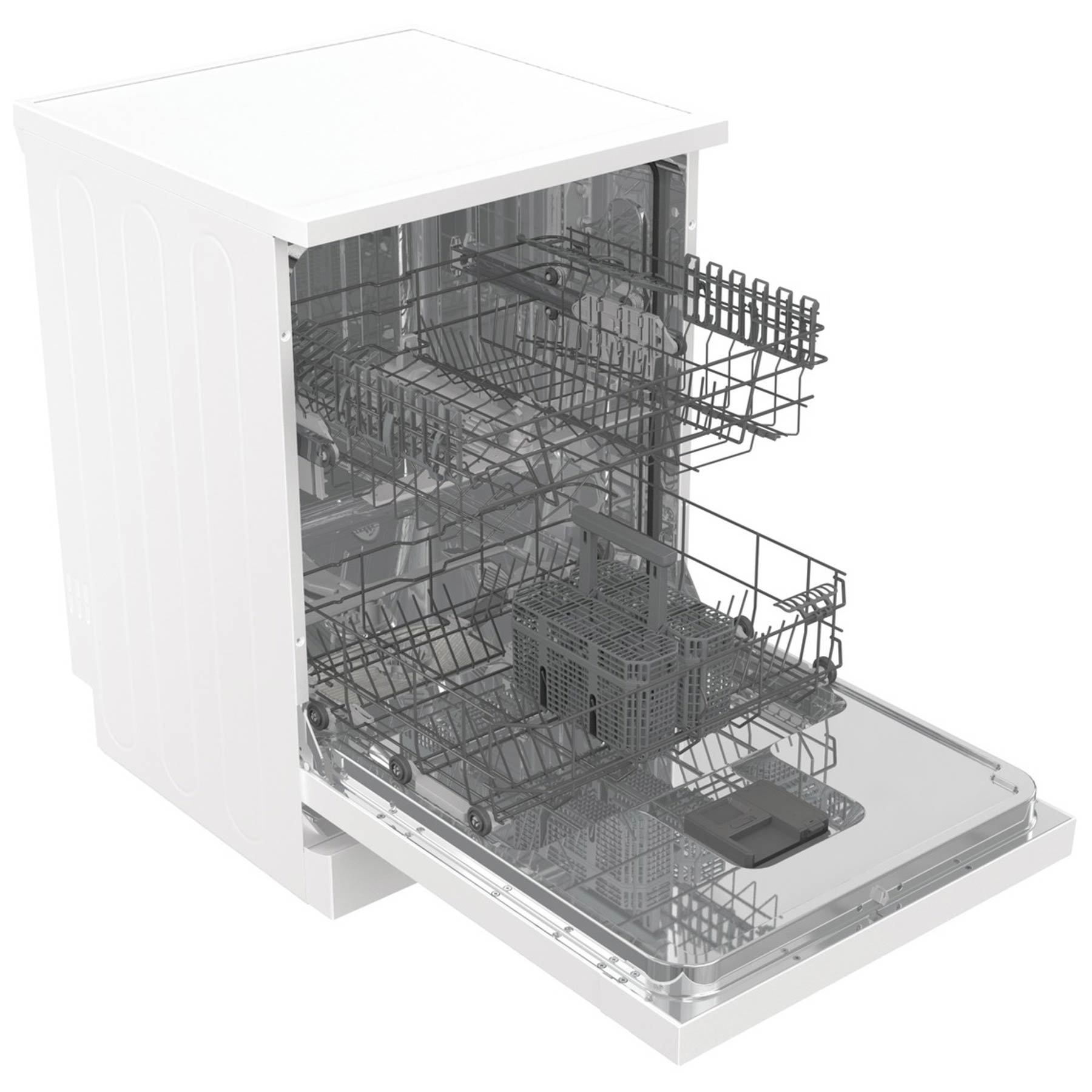 Hisense HS642D90WUK 60cm Dishwasher in White 14 Place Setting D Rated, photo 2