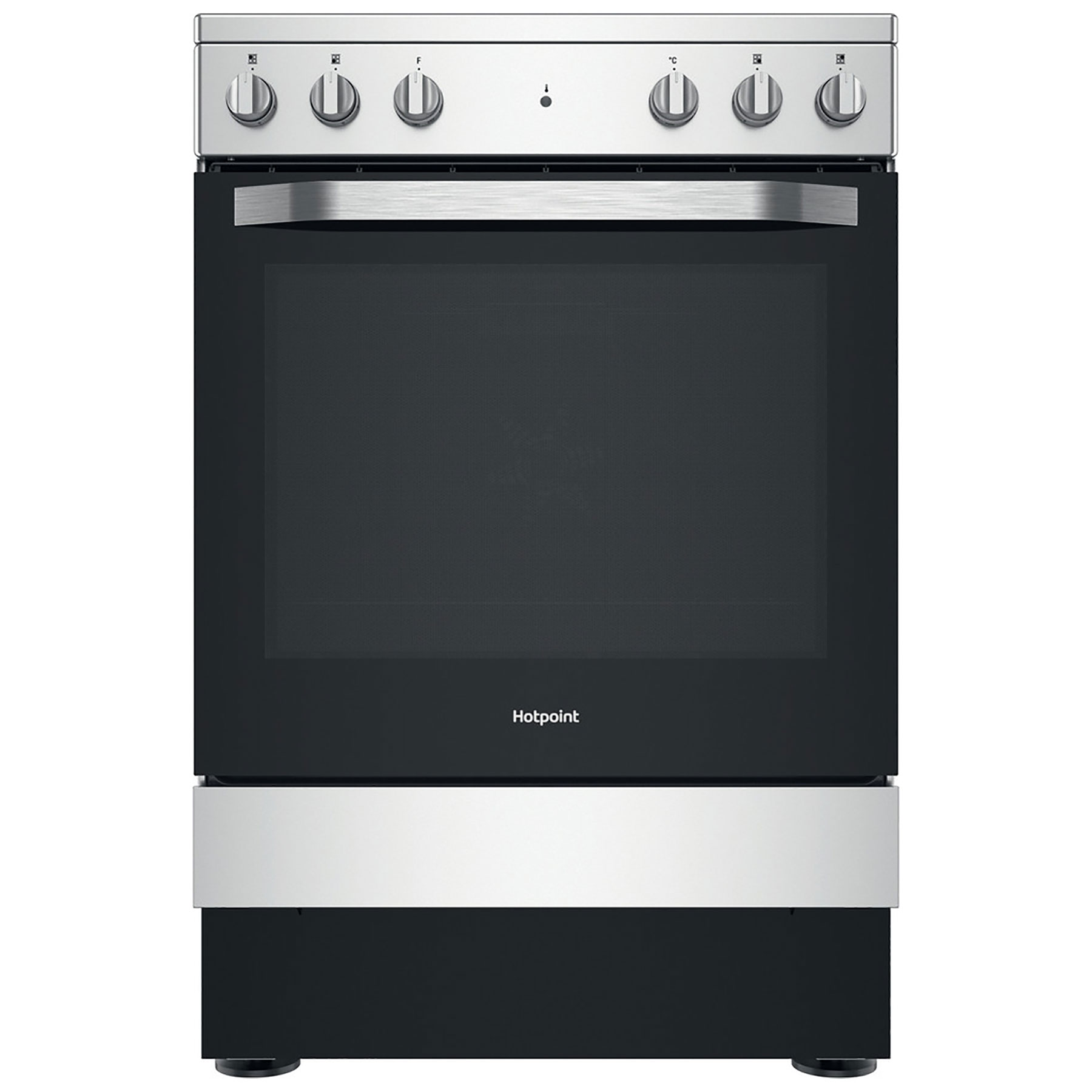 Hotpoint HS67V5KHX 60cm Single Cavity Electric Cooker in St St Ceramic