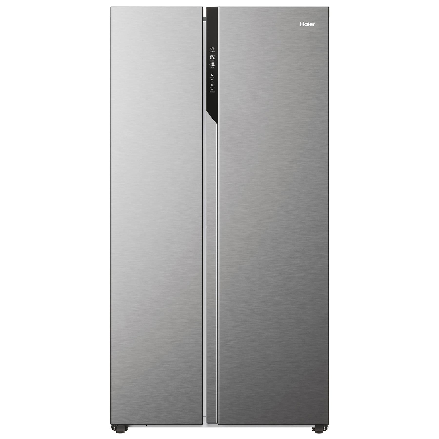 Haier HSR5918DNMP American Fridge Freezer in Platinum Inox Frost Free