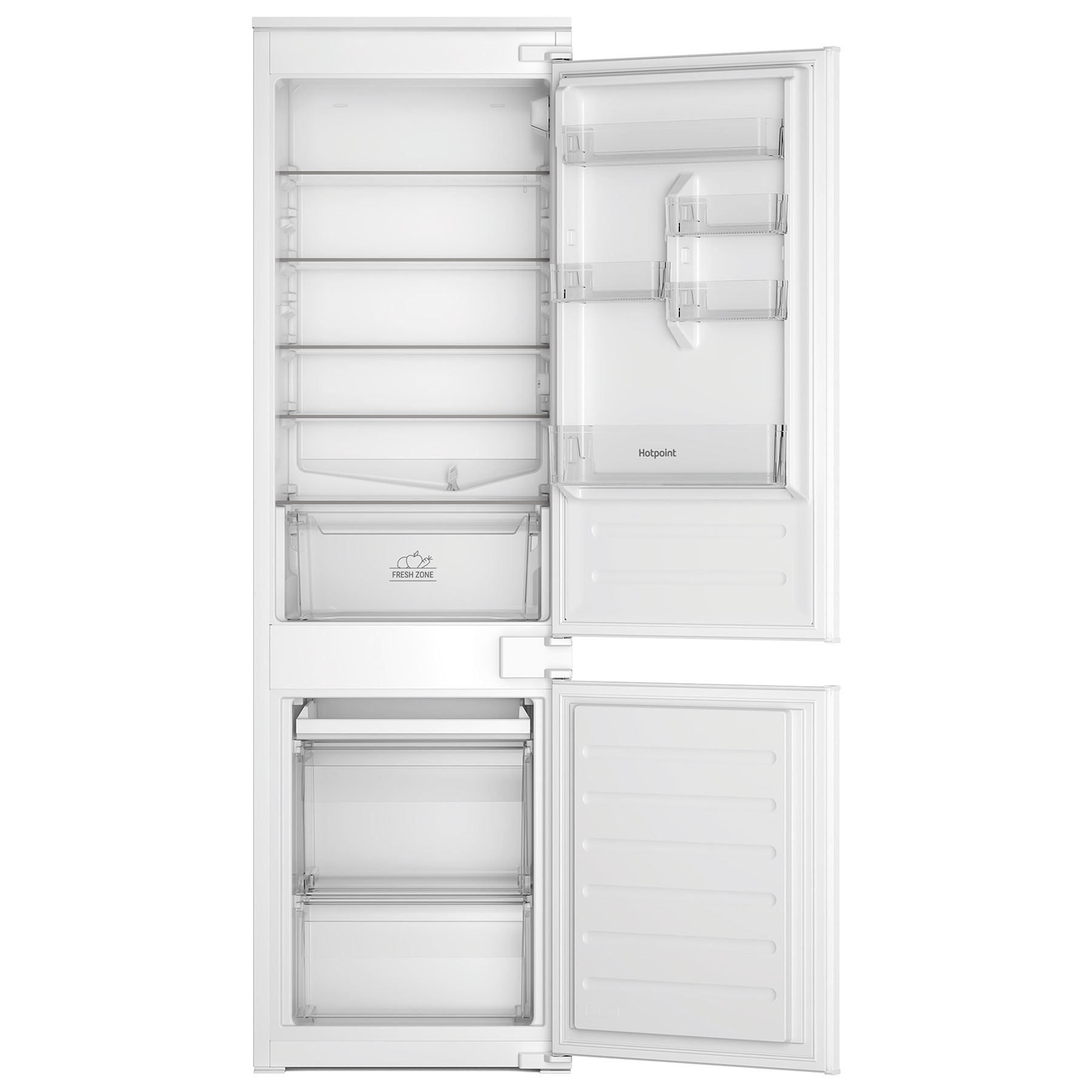 Hotpoint HTC18D011A1 Integrated 70 30 Fridge Freezer 177cm High, photo 2