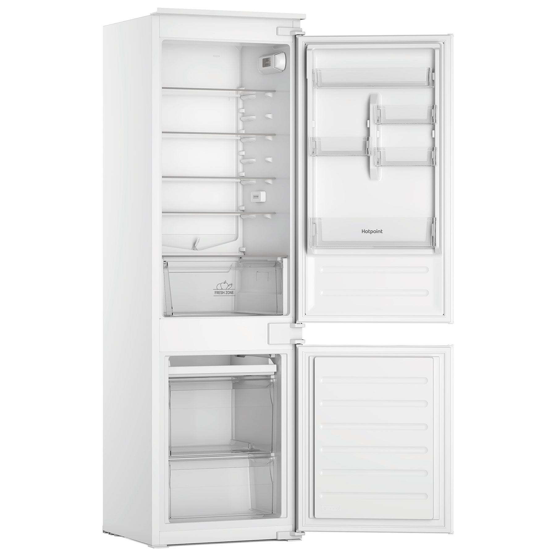 Hotpoint HTC18D011A1 Integrated 70 30 Fridge Freezer 177cm High, photo 3