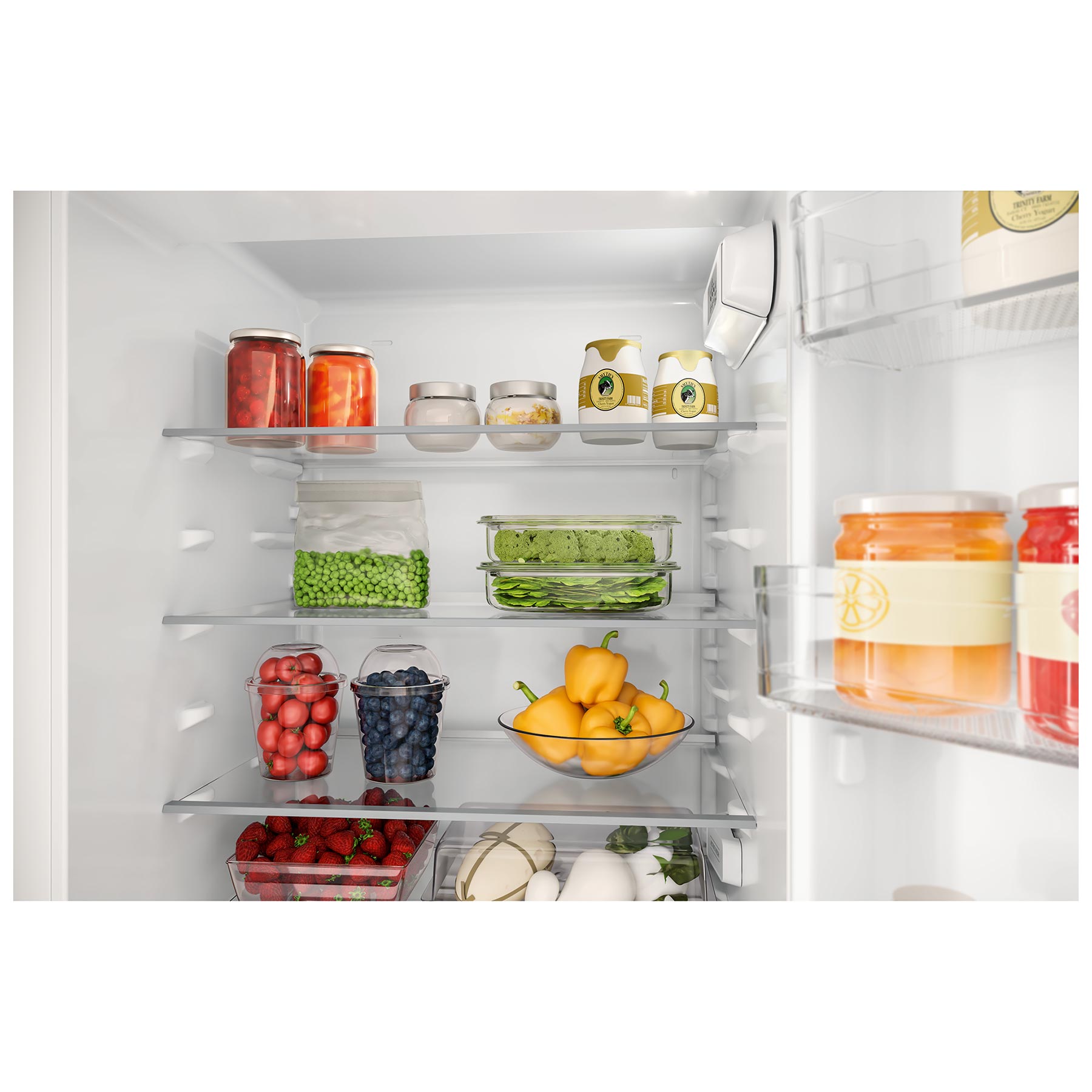 Hotpoint HTC18D011A1 Integrated 70 30 Fridge Freezer 177cm High, photo 5