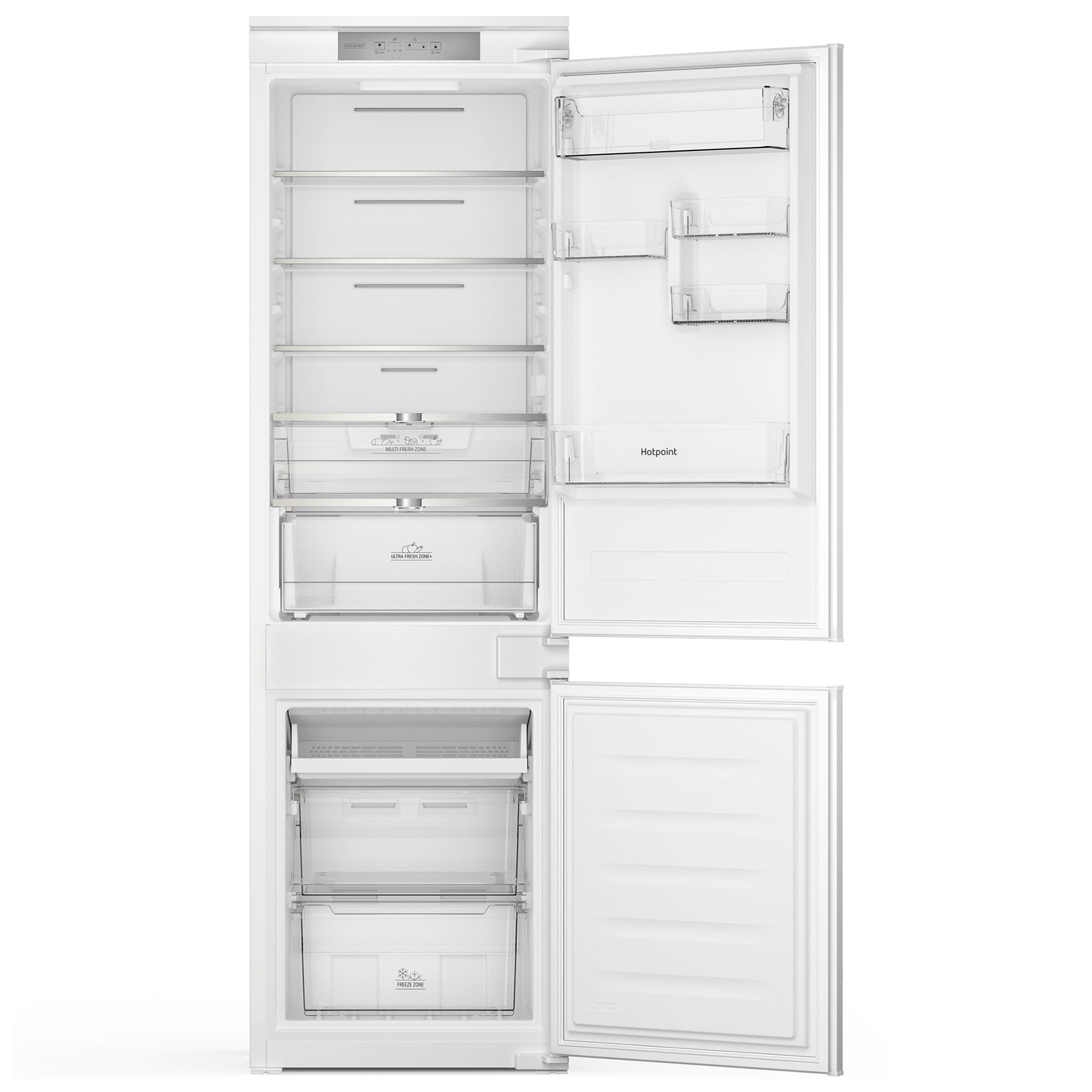 Hotpoint HTC18T322 Integrated 70 30 Frost Free Fridge Freezer 177cm Hi