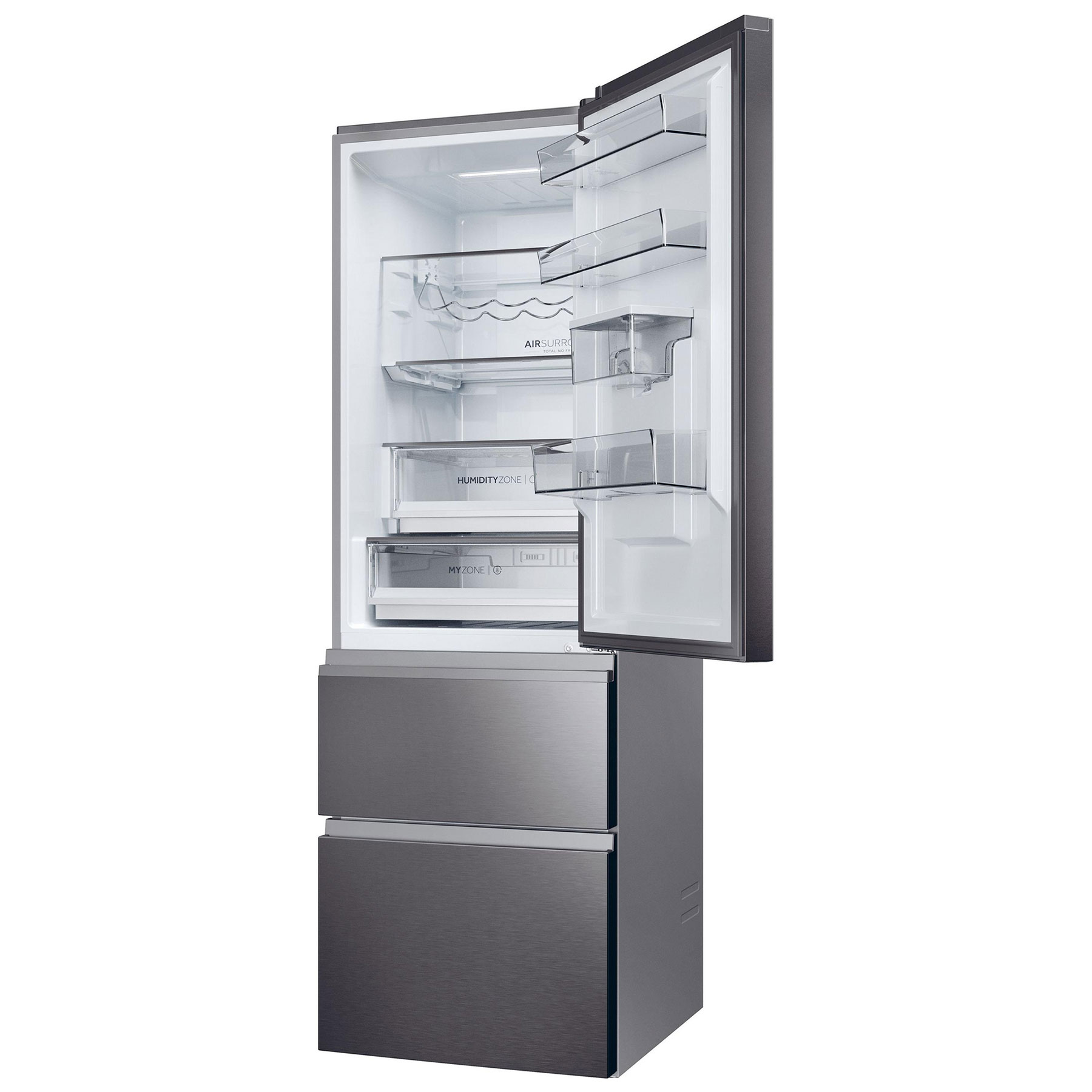 Haier HTW5618EWMP 185cm High 60 40 Frost Free Fridge Freezer in Dark I, photo 5