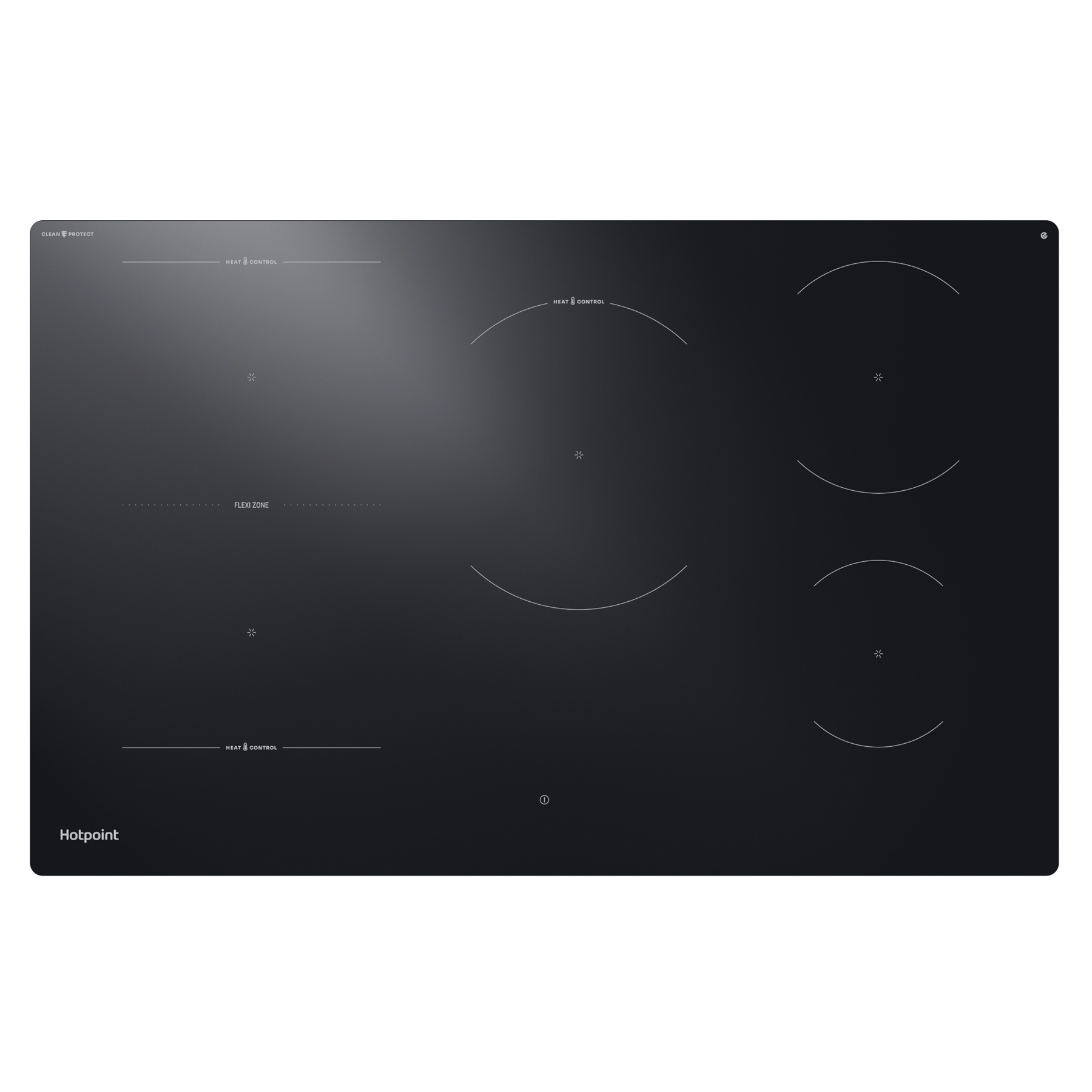 Hotpoint HTX8017DCF2 80cm 5 Zone Induction Hob in Black with FlexiZone