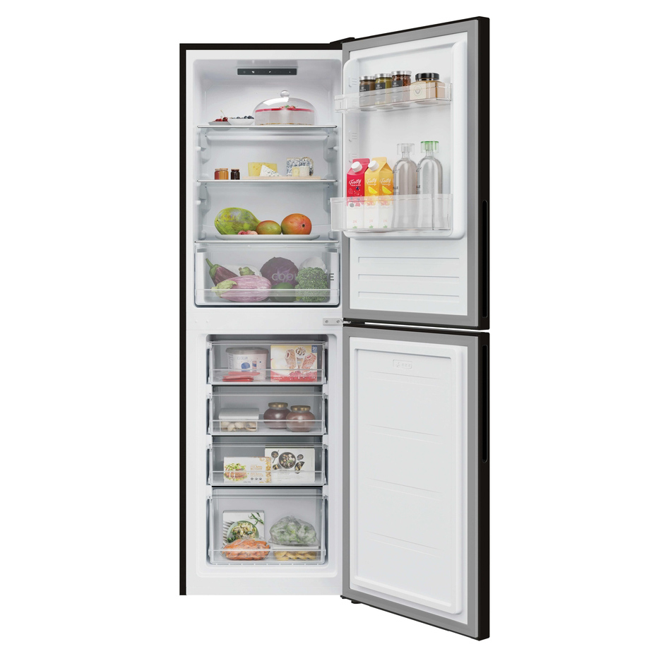 Hoover HVT3CLECKIHB 176cm High 50 50 Fridge Freezer in Black 55cm Wide, photo 2