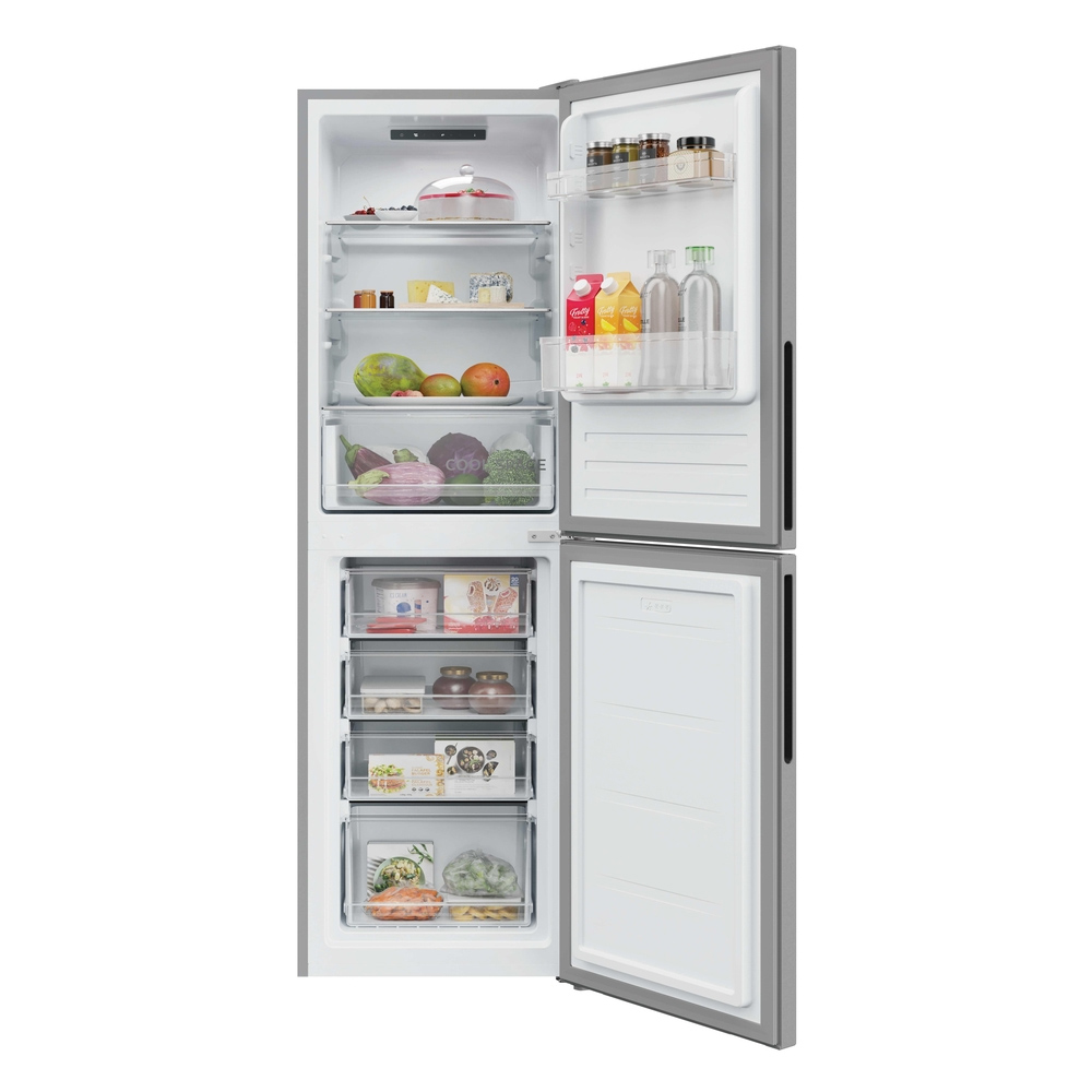 Hoover HVT3CLECKIHS 176cm High 50 50 Fridge Freezer in Silver 55cm Wid, photo 3