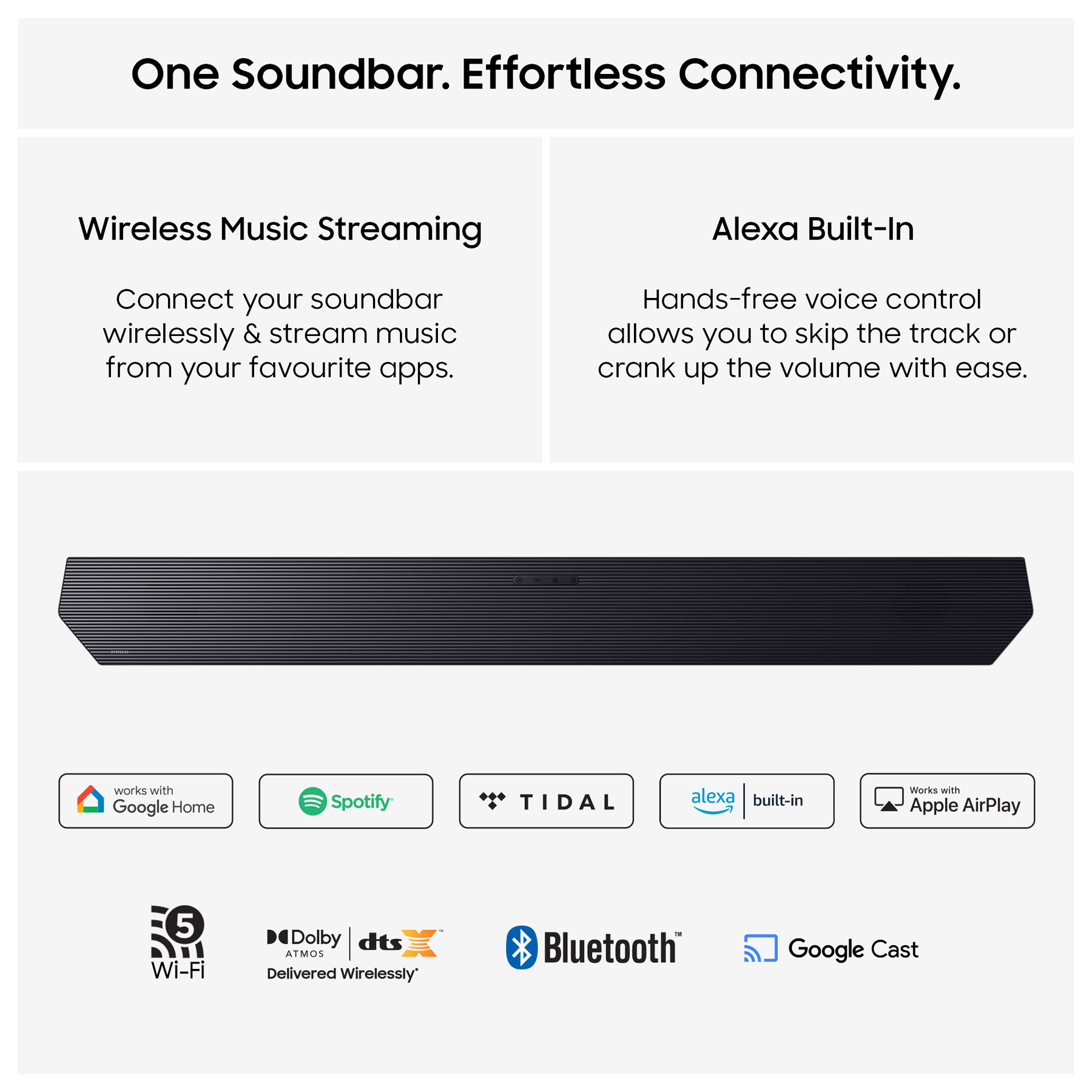 Samsung HW Q990H 11 1 4ch Q Series Wireless Dolby Atmos Soundbar AI Su, photo 5