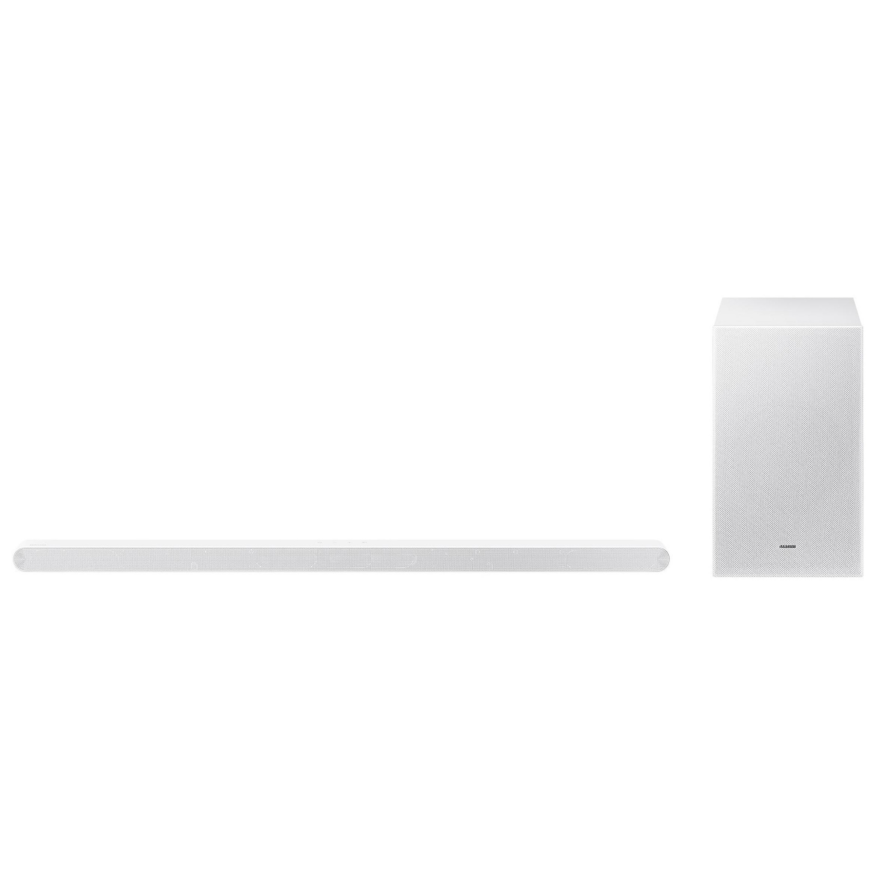 Samsung HW S701D 3 1Ch Dolby Atmos Soundbar Subwoofer in White
