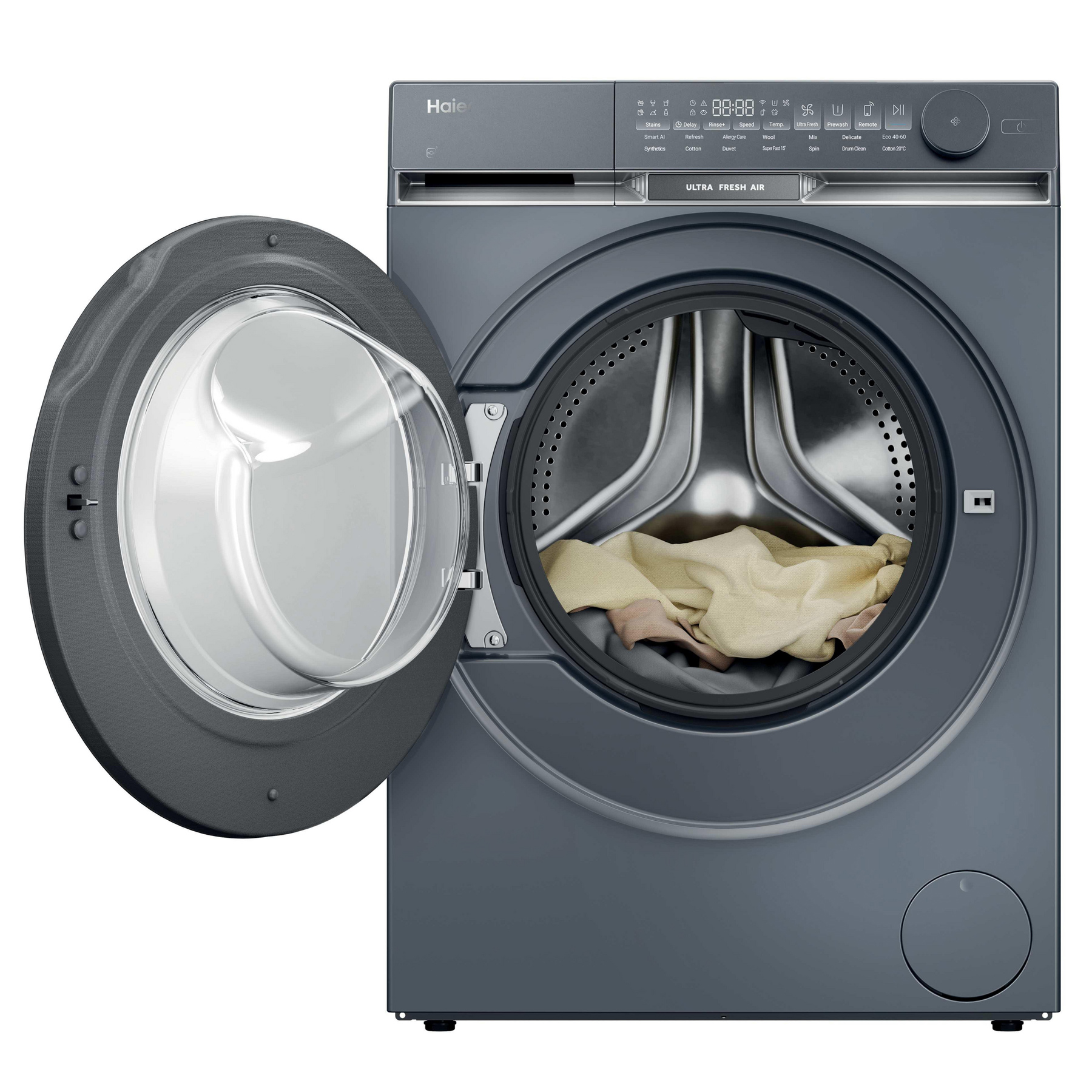 Haier HW100B14387G X9 10kg 1400 Spin Washing Machine in Graphite A Rat, photo 4