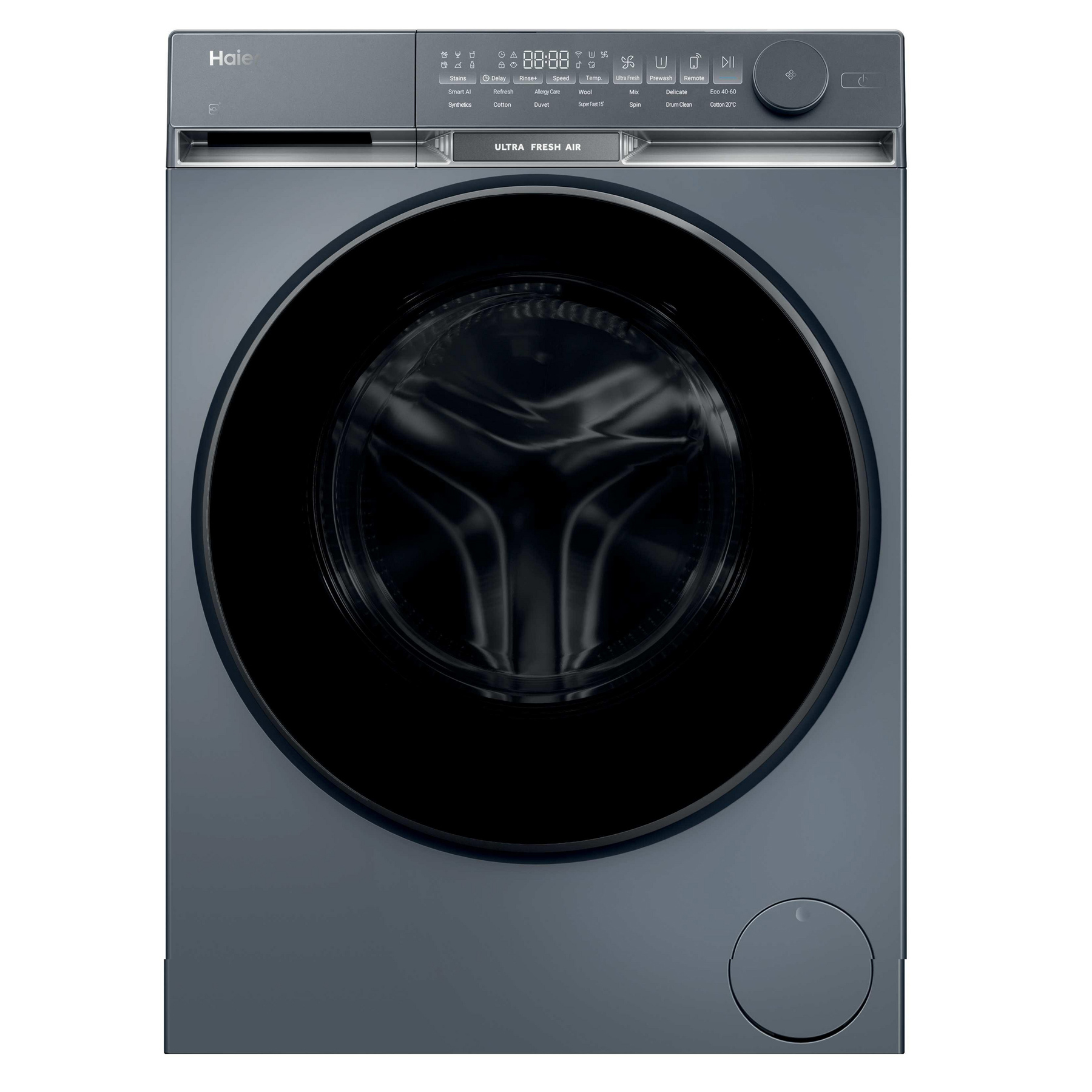 Haier HW100B14387G X9 10kg 1400 Spin Washing Machine in Graphite A Rat
