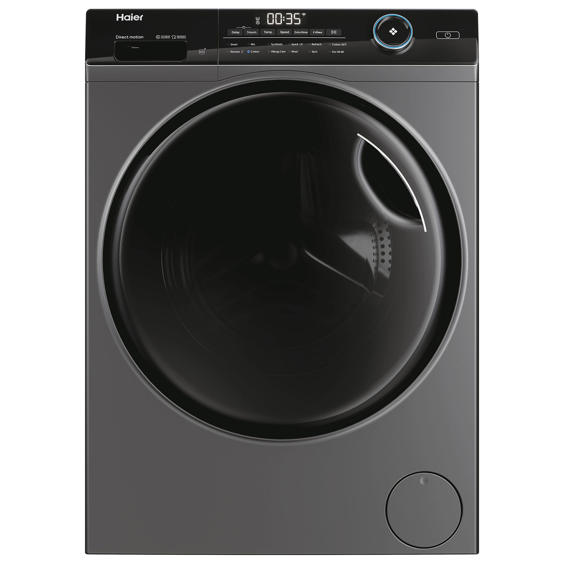 Haier HW100B14959S Series 5 Washing Machine in Graphite 1400 Spin 10kg