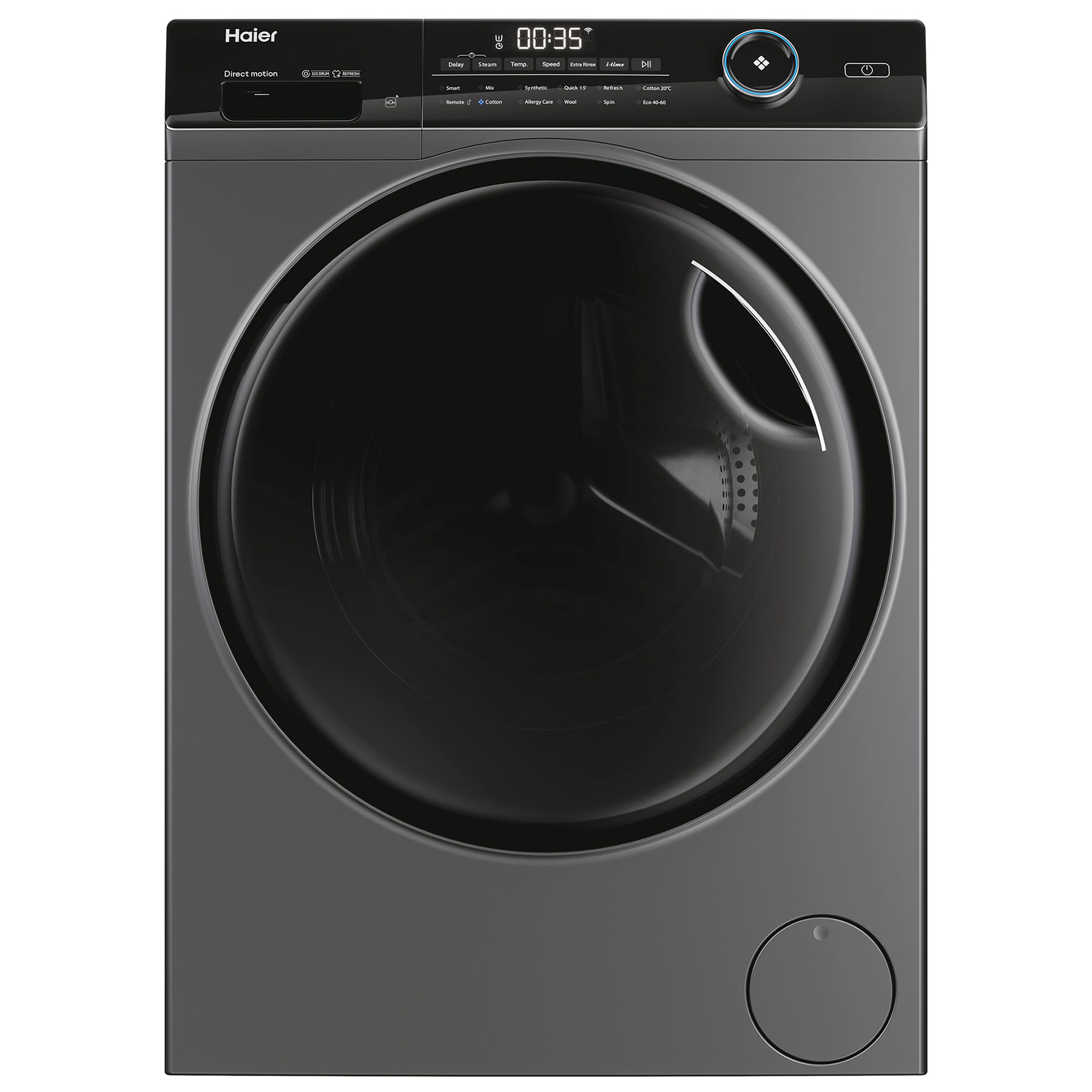 Haier HW90B14959S8U1UK 9kg I-Pro Series 5 Freestanding Washing Machine 1400rpm – GRAPHITE