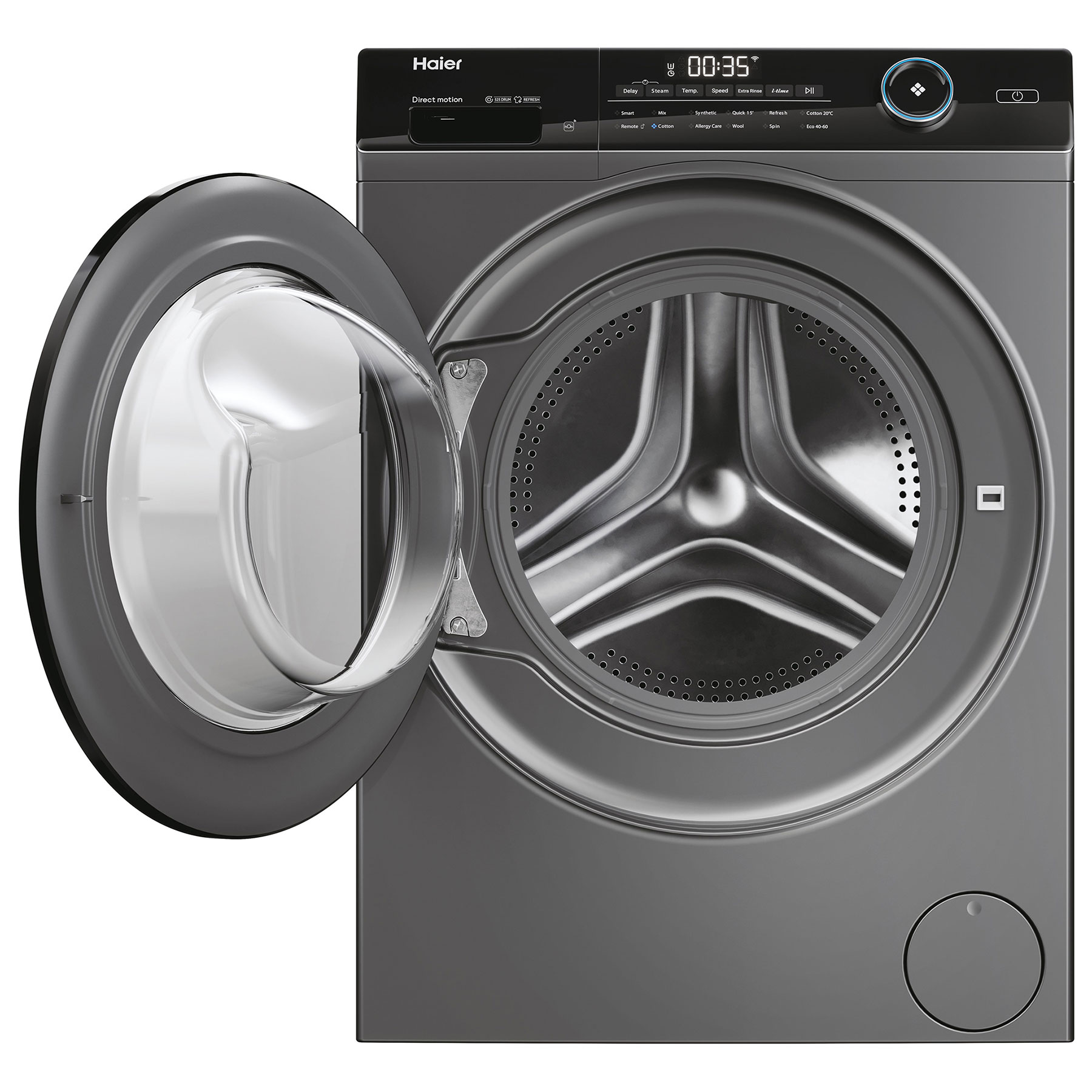 Haier HW90B14959S8 I Pro Series 5 9kg 1400 Spin Washing Machine in Gra, photo 2