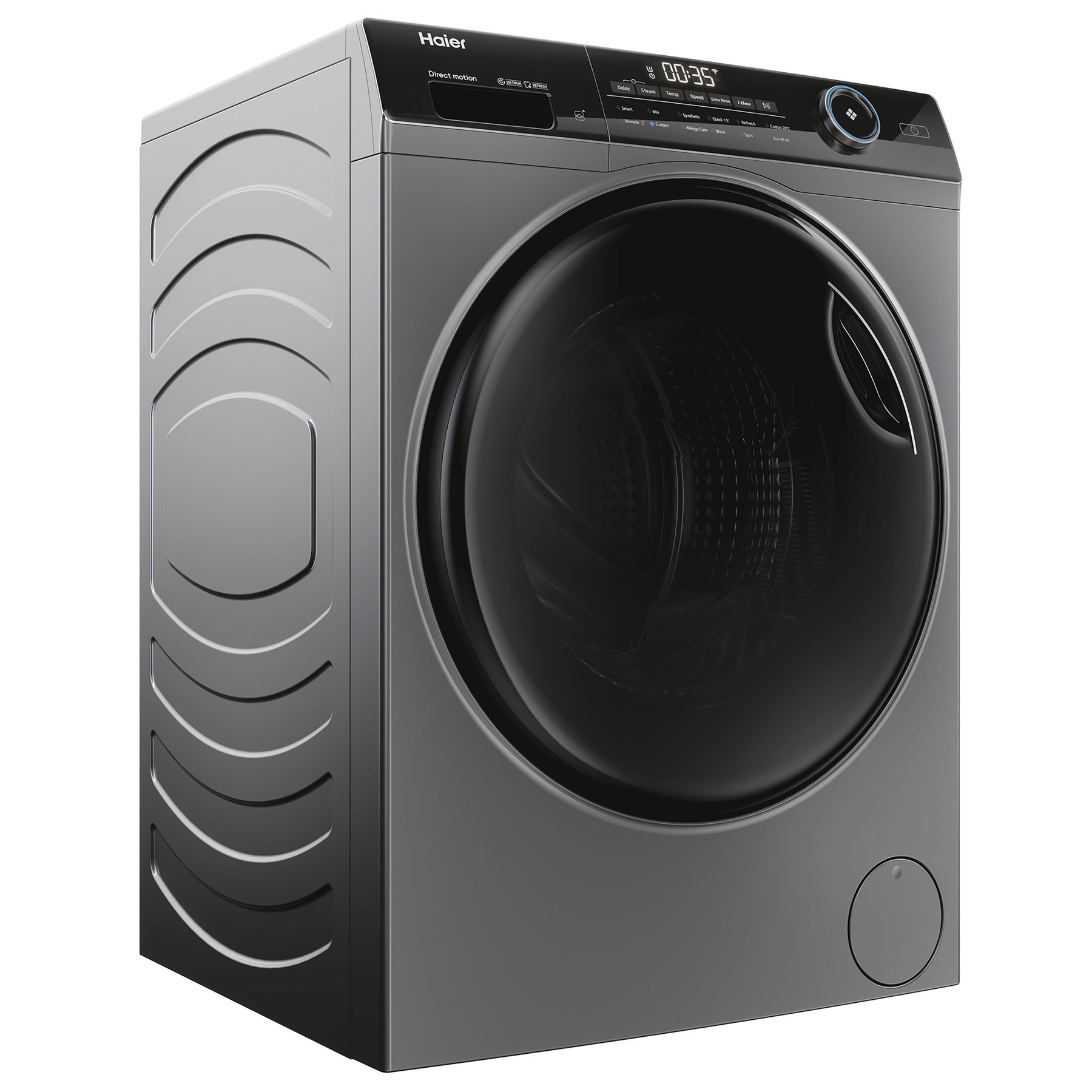 Haier HW90B14959S8 I Pro Series 5 9kg 1400 Spin Washing Machine in Gra, photo 3