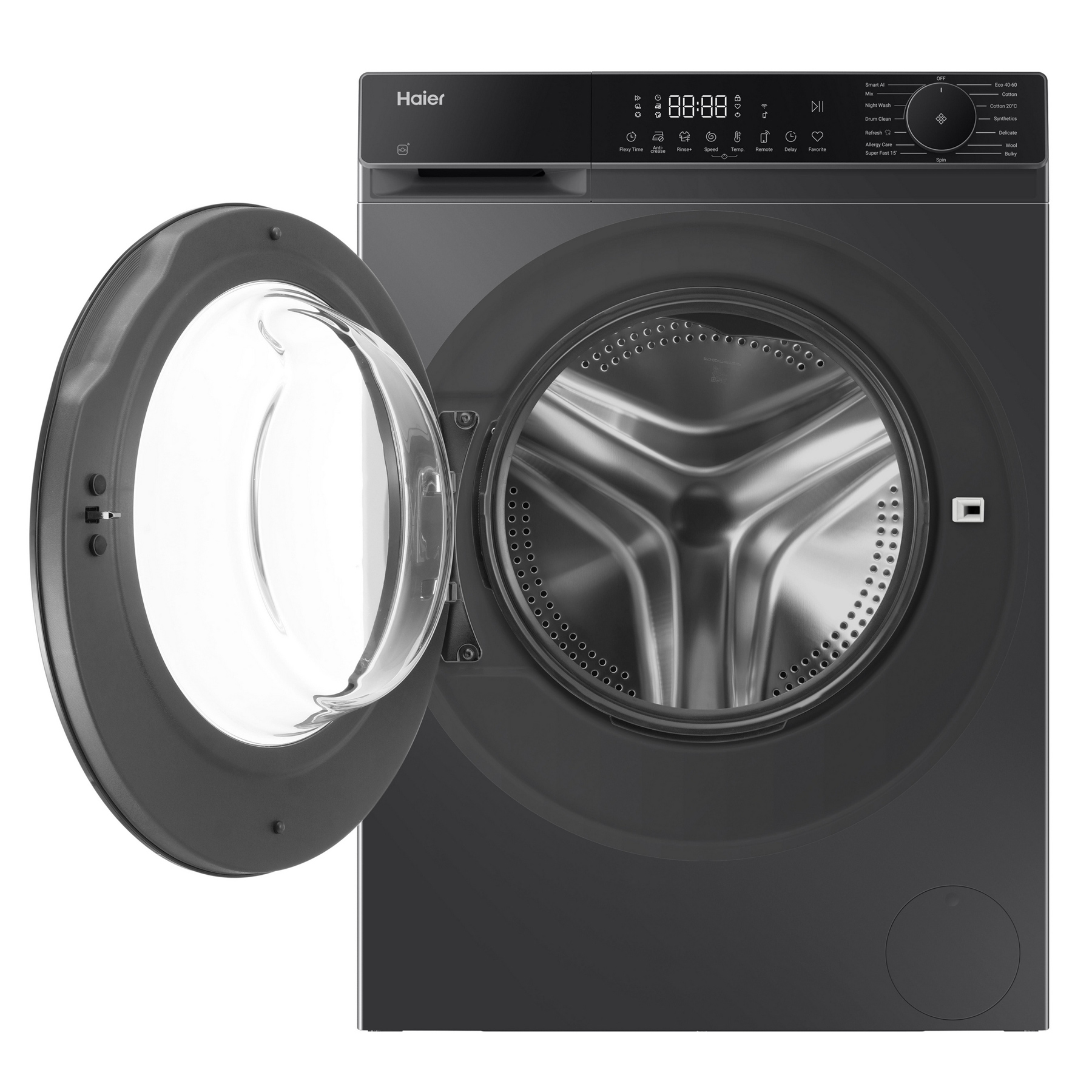 Haier X5 Plus HW9BP14357AEGTUK 9kg 1400 Spin WiFi Connected Washing Machine Graphite - A Rated, photo 2