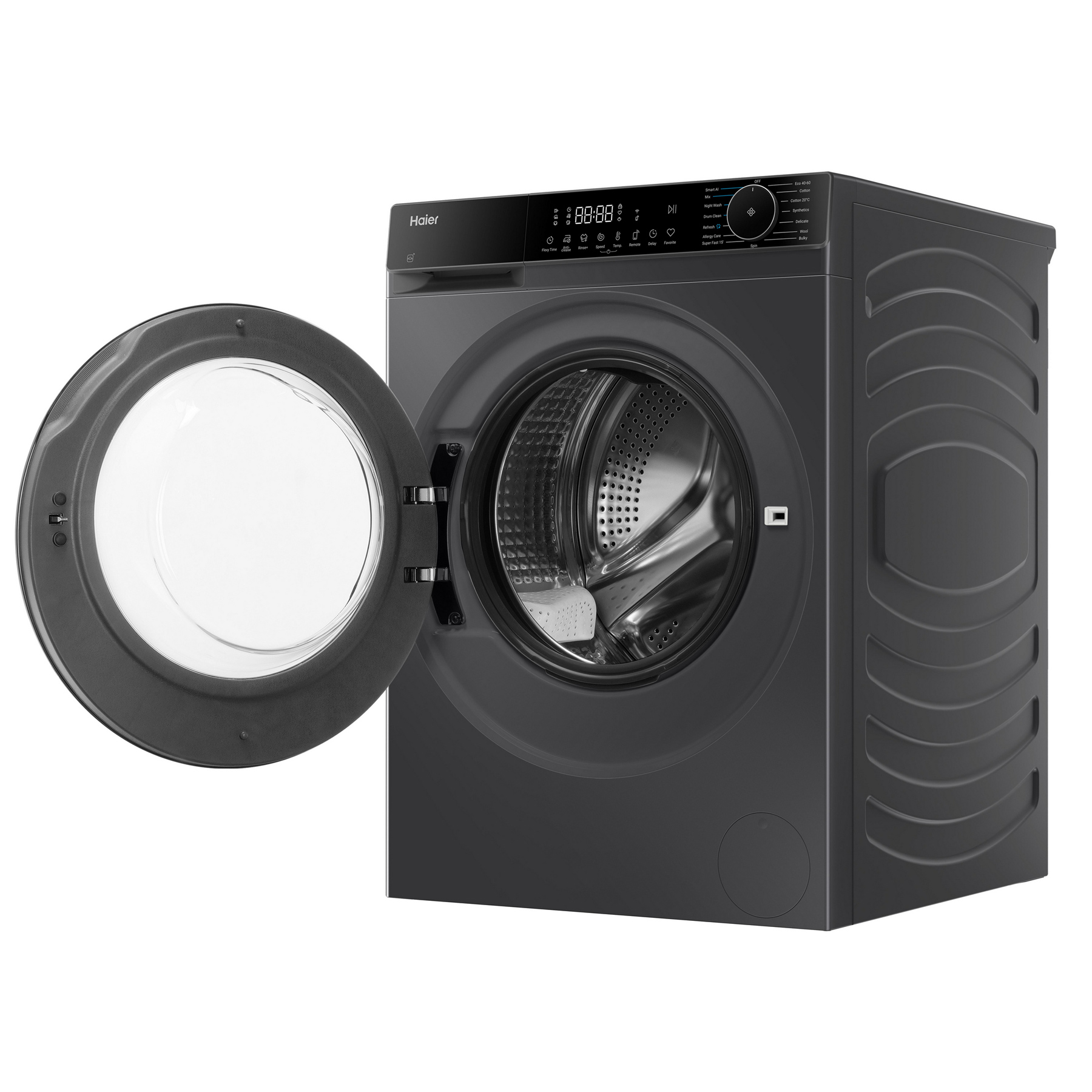 Haier X5 Plus HW9BP14357AEGTUK 9kg 1400 Spin WiFi Connected Washing Machine Graphite - A Rated, photo 4