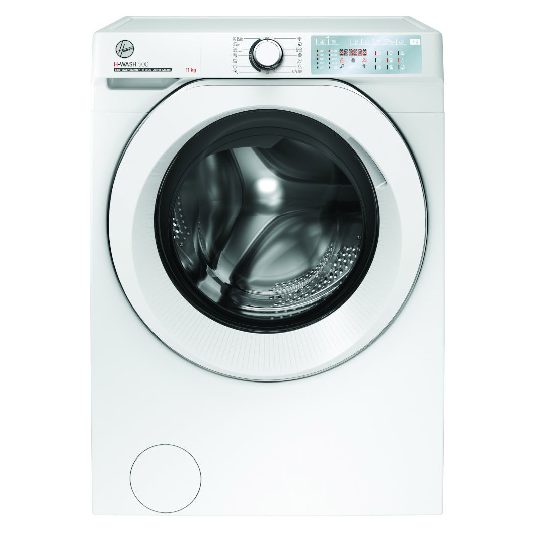 Image of Hoover HWB411AMC Washing Machine in White 1400rpm 11Kg A Rated WiFi BT