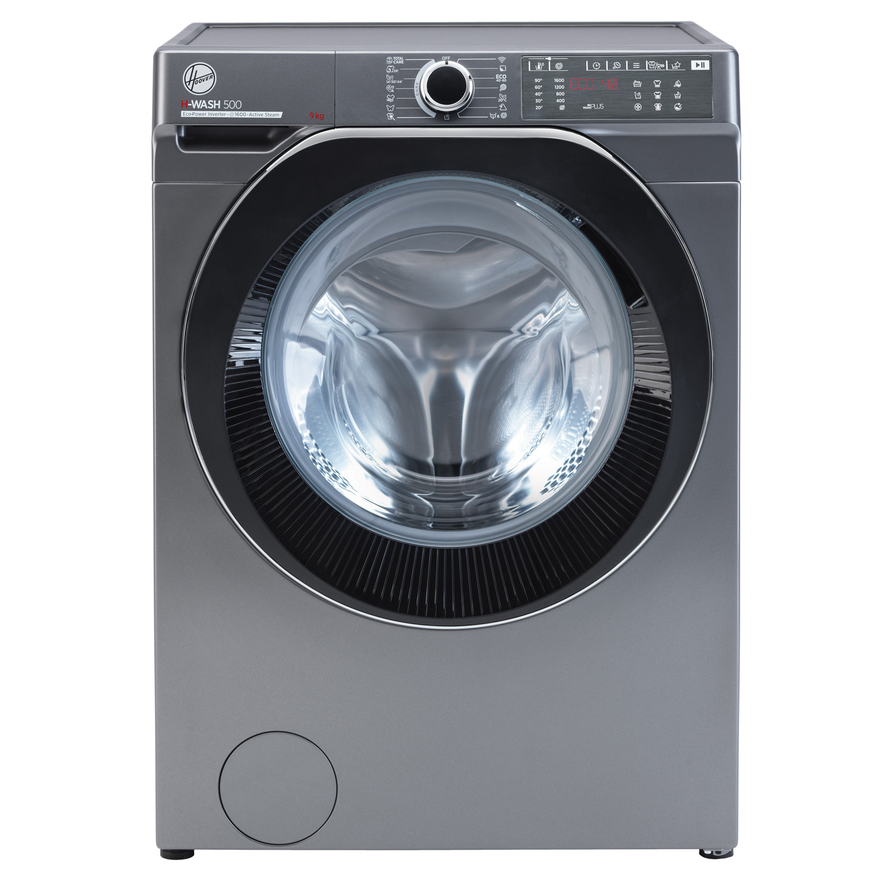 Image of Hoover HWB69AMBCR Washing Machine in Graphite 1600rpm 9kg A Rated Wi F