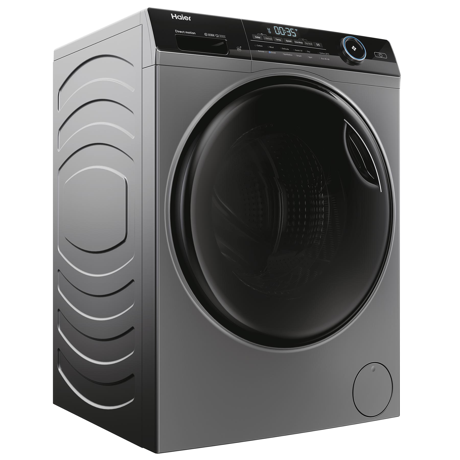 Haier HWD90B14959S8NUK I-Pro Series 5 9kg/6kg 1400 Spin Washer Dryer in Graphite for Efficient Laundry, photo 3