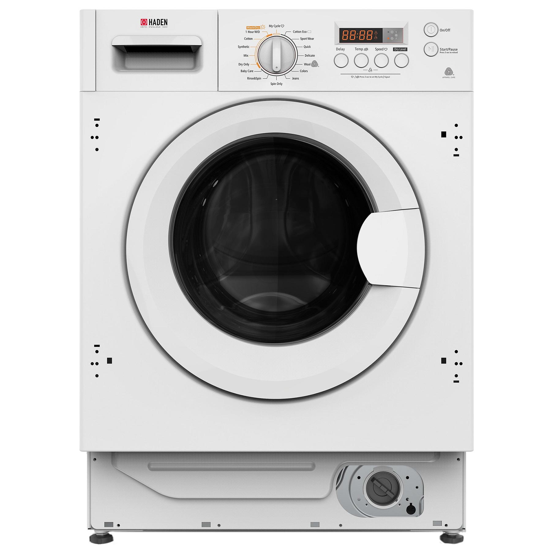 Photos - Washing Machine Haden HWDI1480 Integrated Washer Dryer 1400rpm 8kg 6kg E Rated 