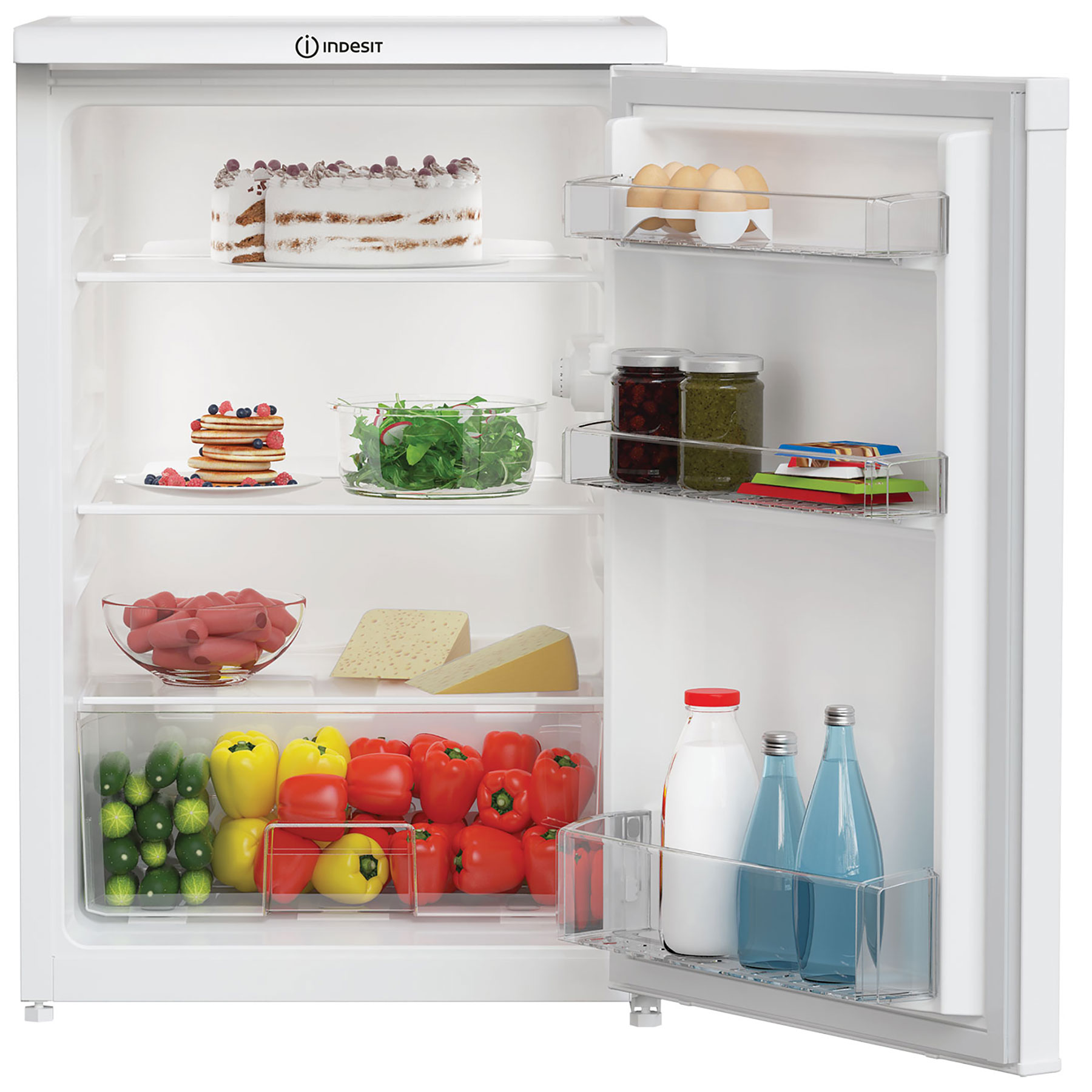 Indesit I55R1112W 84cm High Undercounter Fridge in White 54cm Wide, photo 2