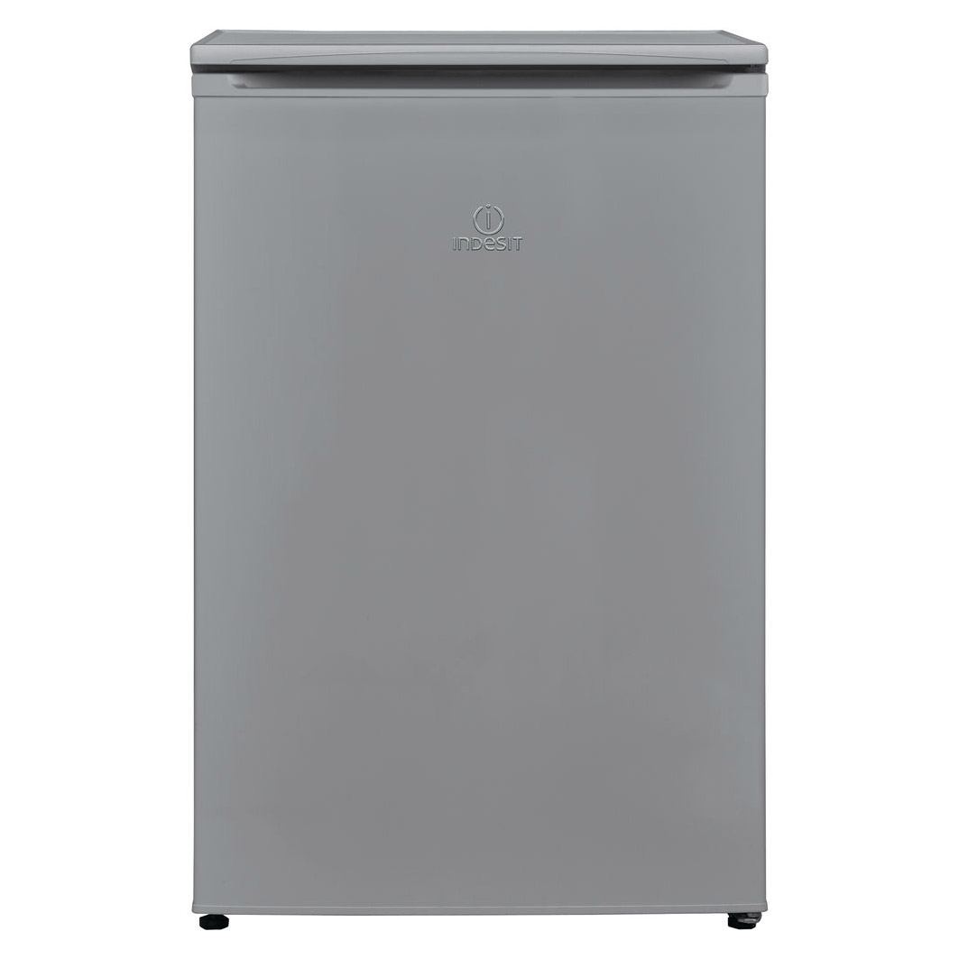 indesit i55zm1110s 55cm undercounter freezer in silver f rated 102l