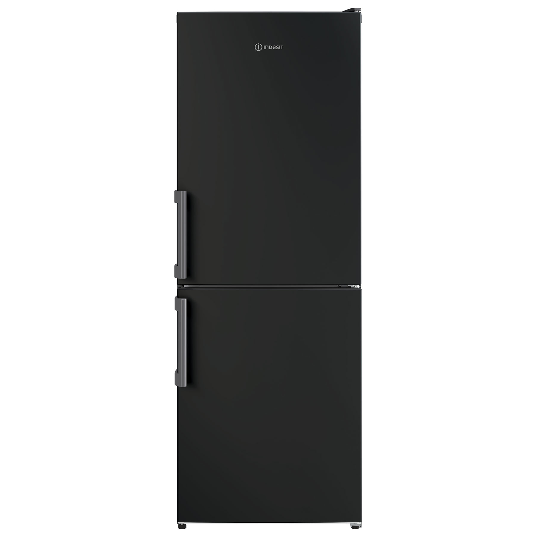 Indesit IB55532B 153cm High 50 50 Fridge Freezer in Black 54cm Wide