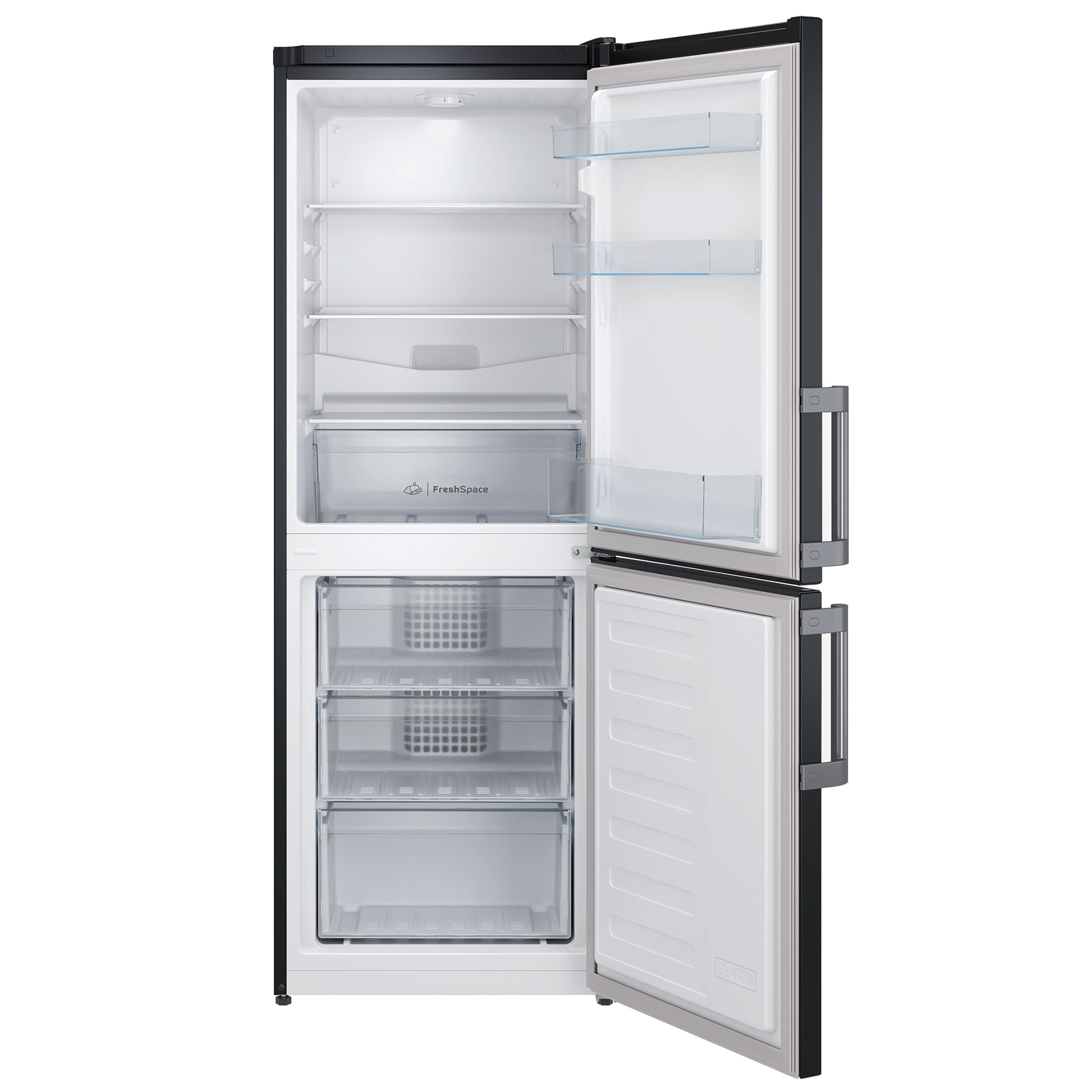 Indesit IB55532B 153cm High 50 50 Fridge Freezer in Black 54cm Wide, photo 3