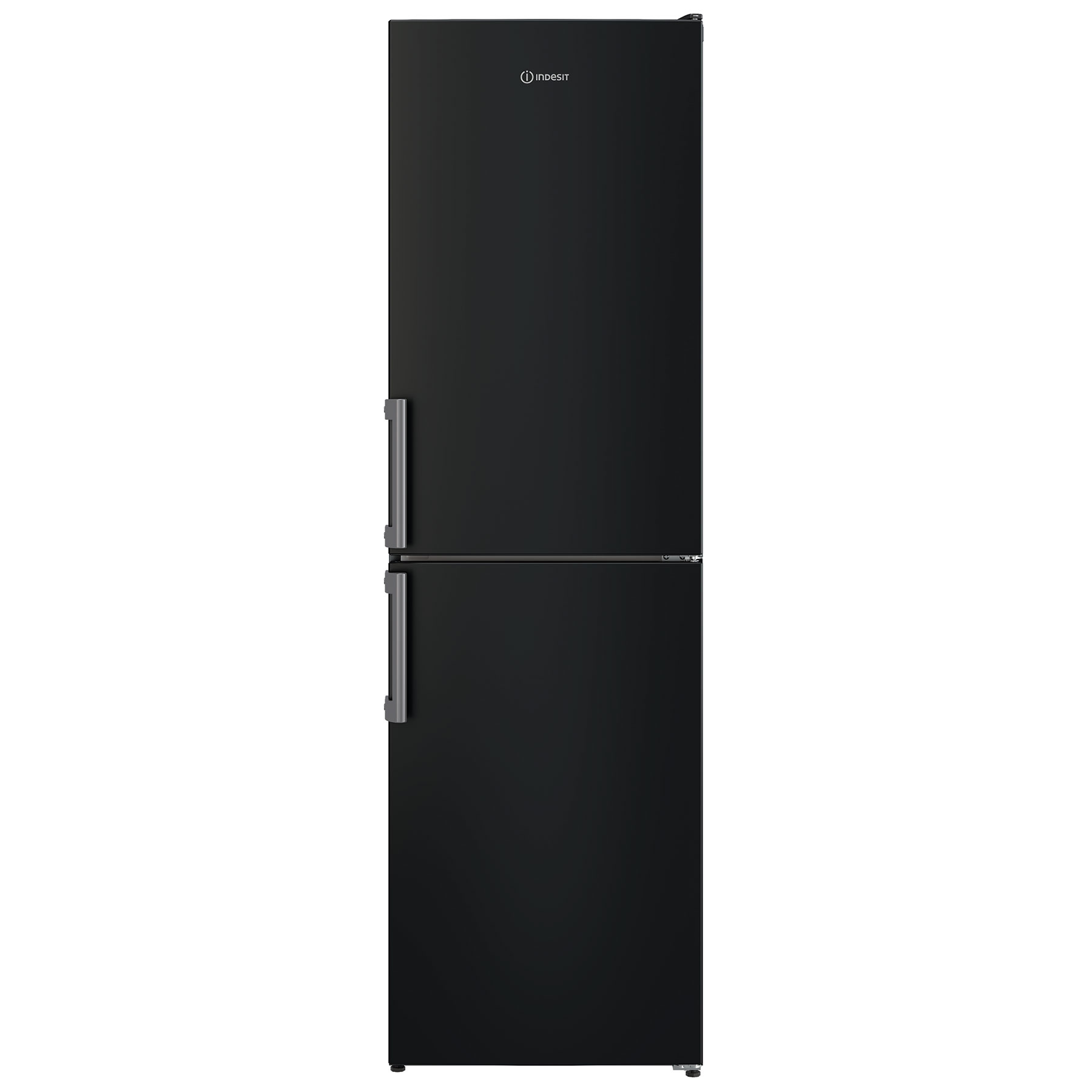 Indesit IB55732BUK 183cm High 50 50 Fridge Freezer in Black 54cm Wide