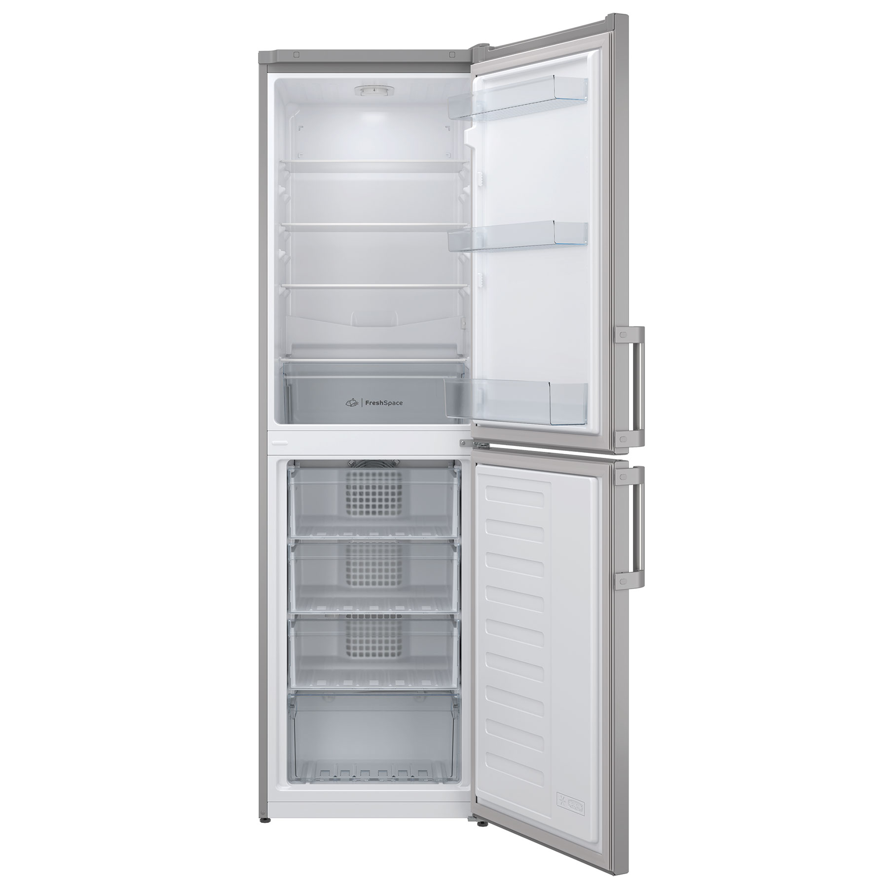 Indesit IB55732SUK 183cm High 50 50 Fridge Freezer in Silver 54cm Wide, photo 3