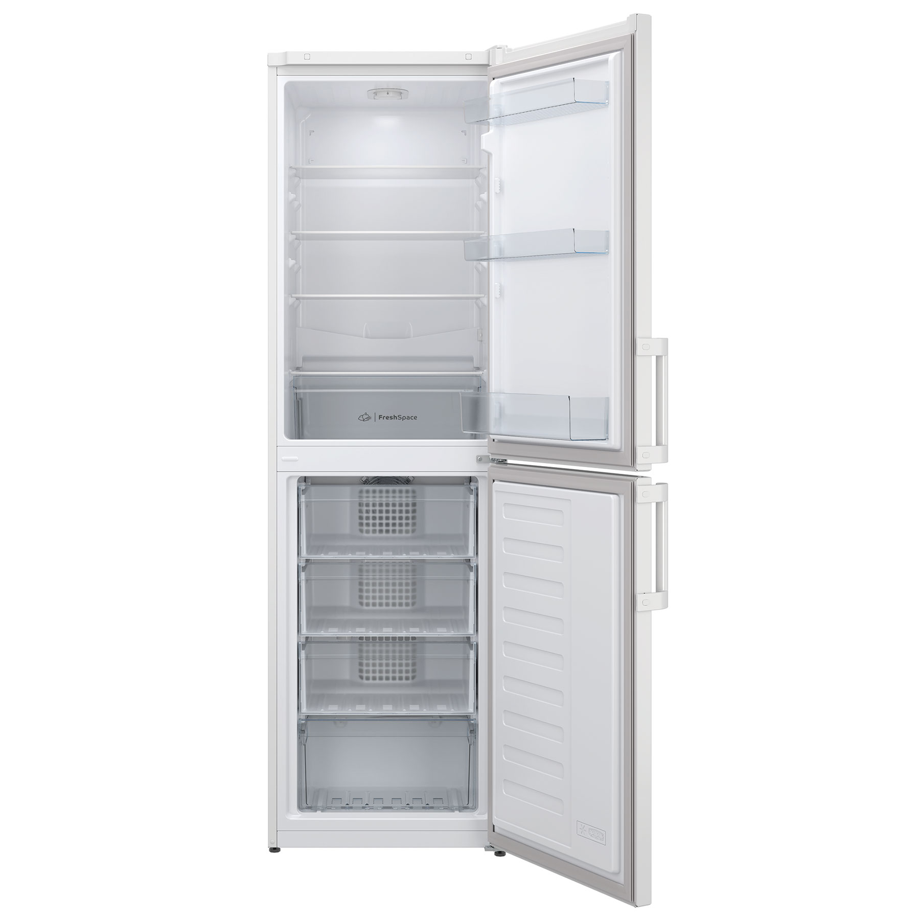 Indesit IB55732WUK 183cm High 50 50 Fridge Freezer in White 54cm Wide, photo 3